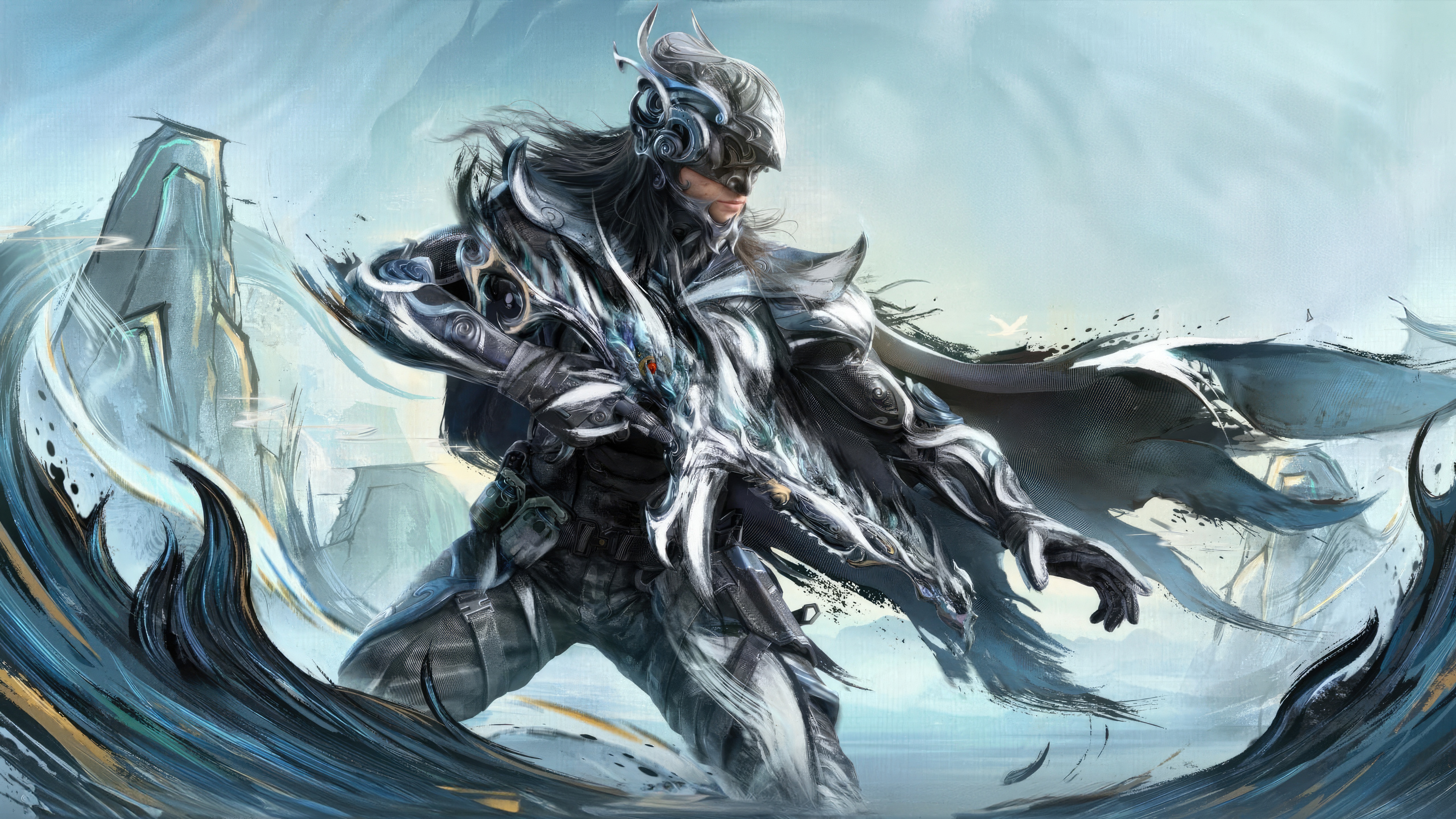 Call Of Duty Mobile Heavenly Ink Mythic Warrior HD Wallpaper