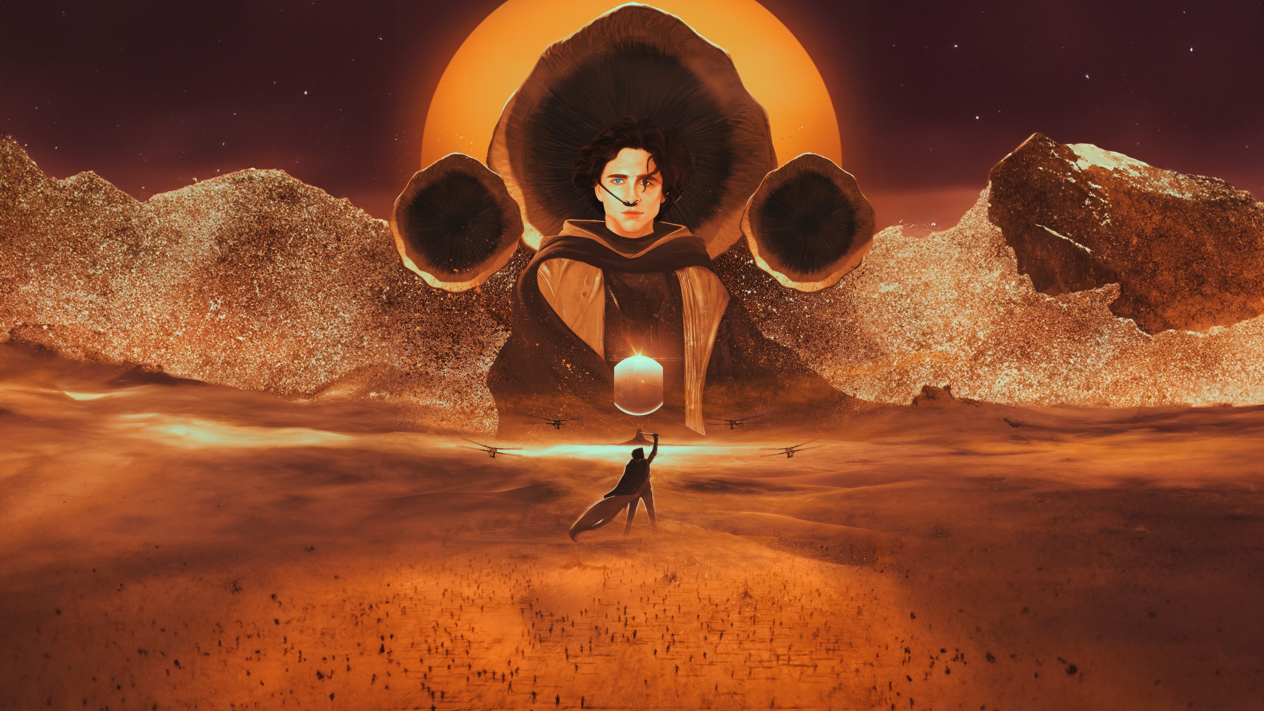 Dune Part 2 Movie Concept Art HD Wallpaper