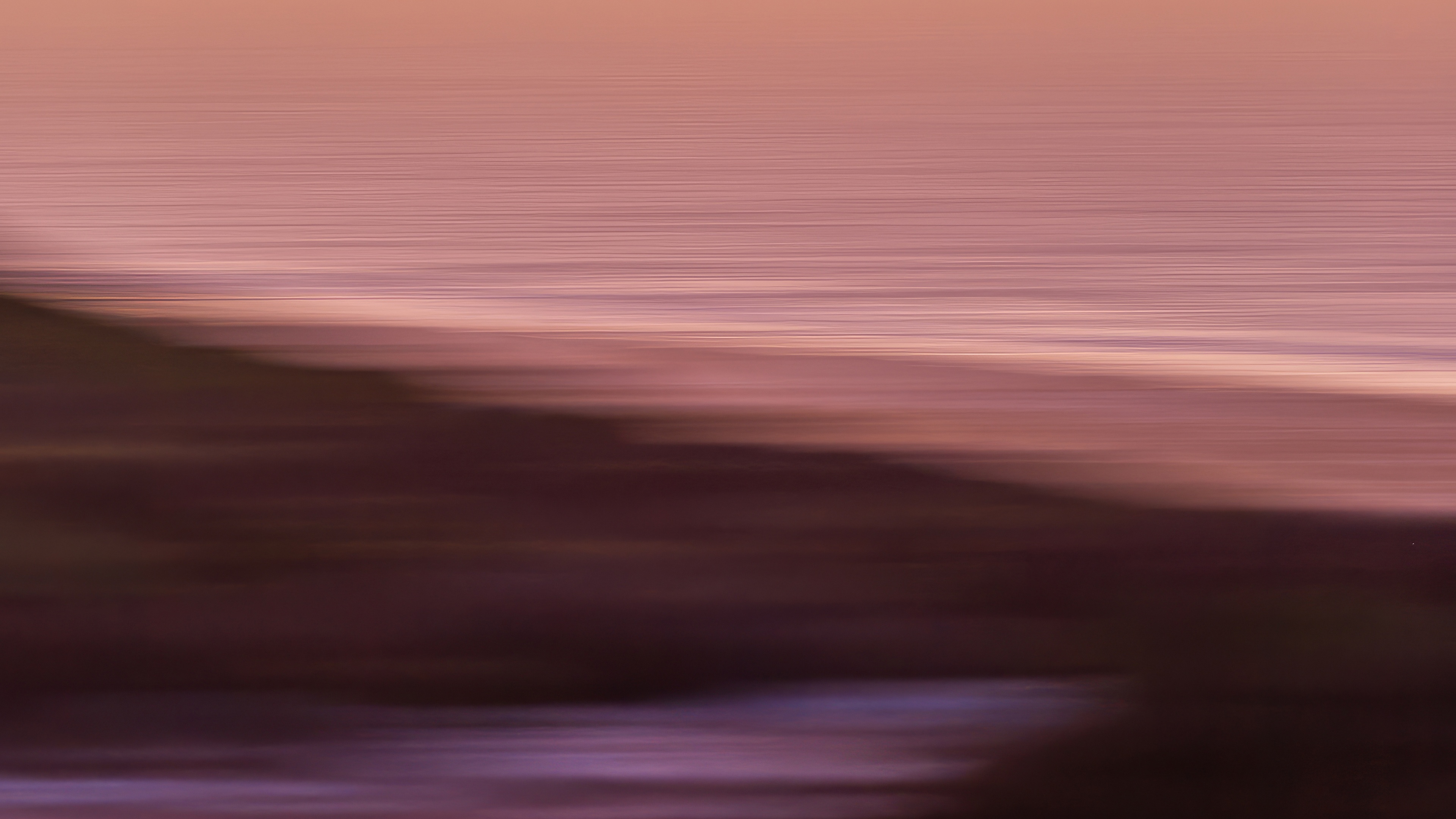 Abstract landscape with horizontal lines HD Wallpaper