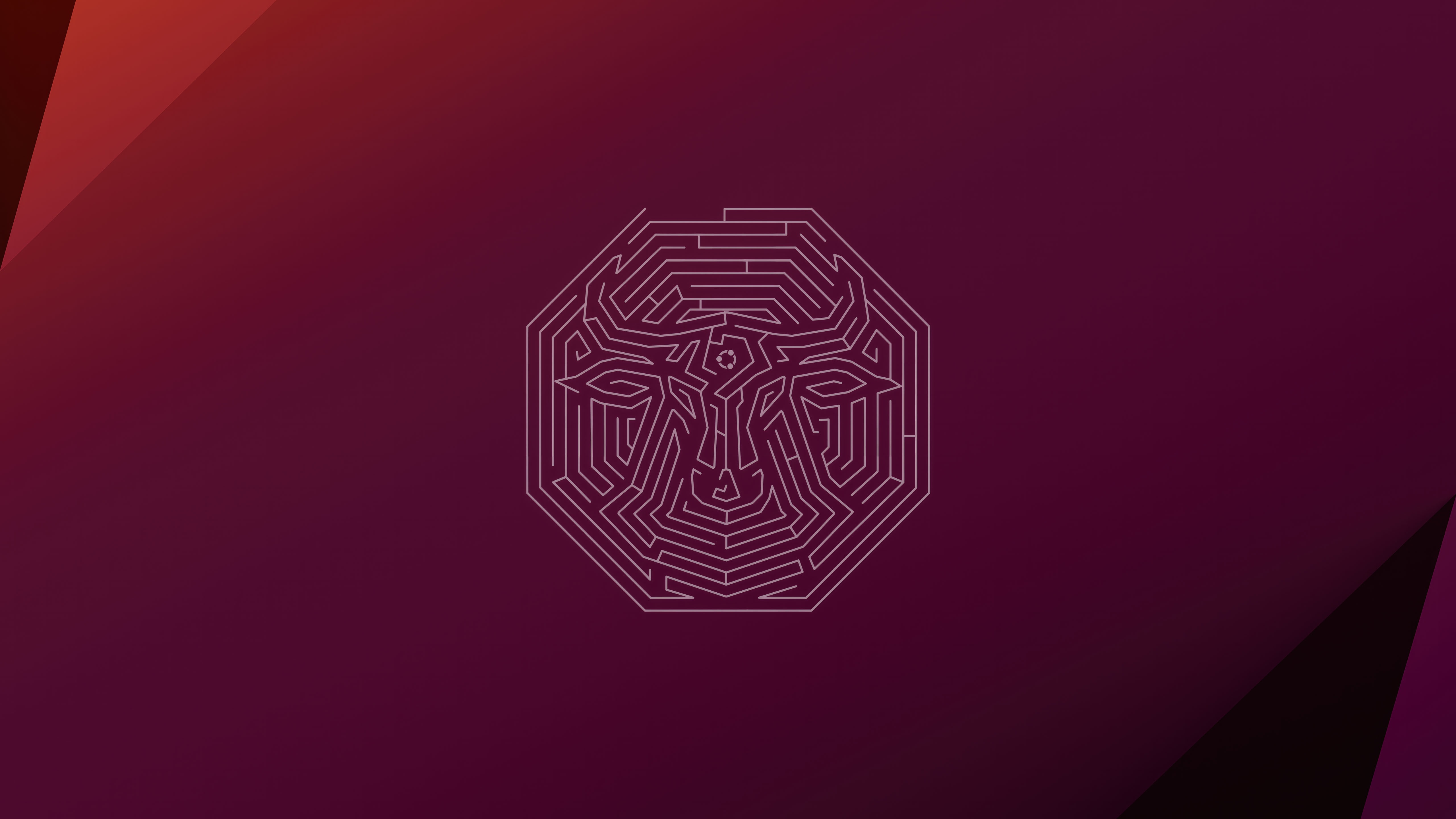 Ubuntu 23 Mantic Minotaur Logo HD Wallpaper