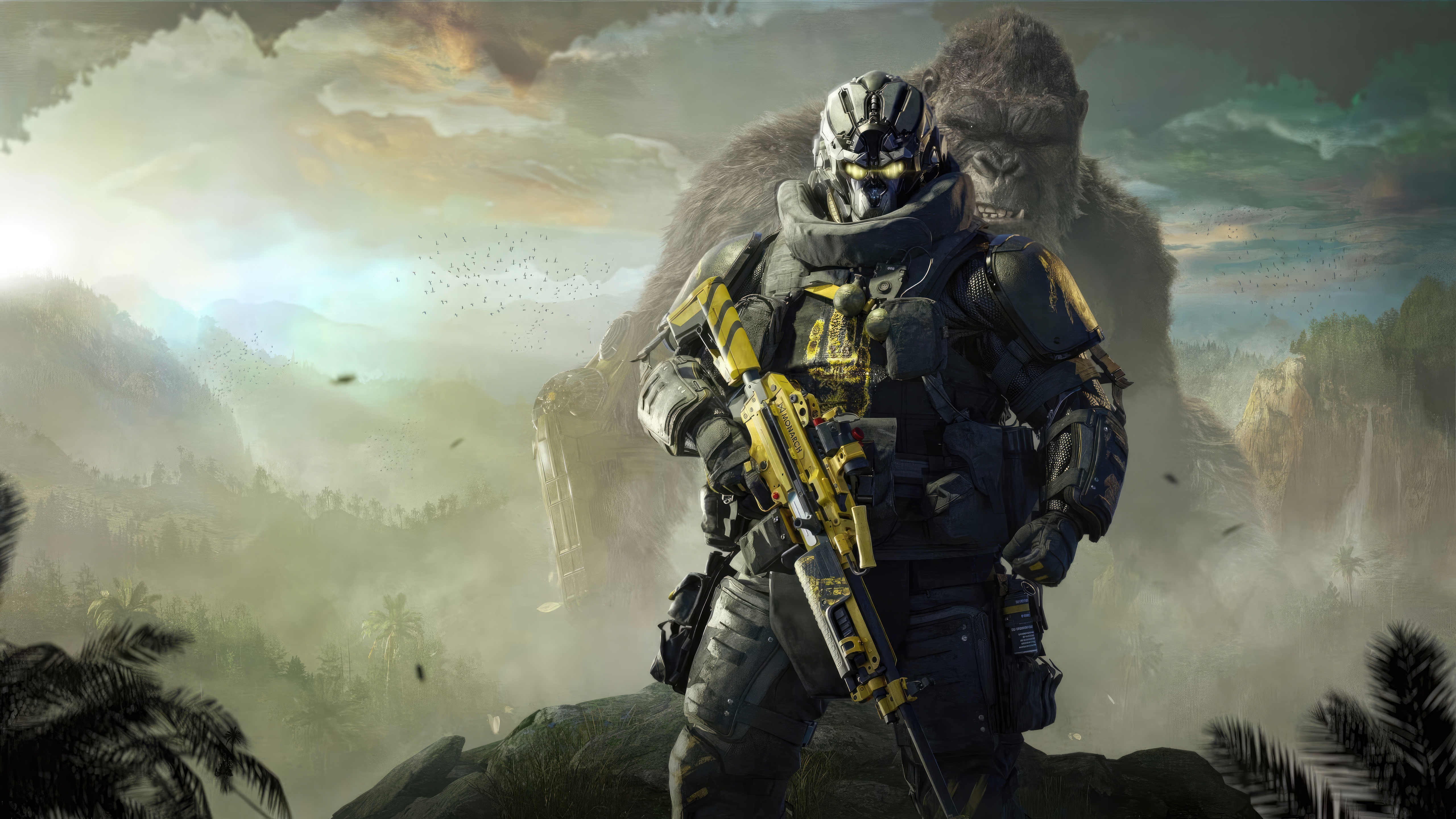 Call of Duty Ft Godzilla x Kong The New Empire HD Wallpaper