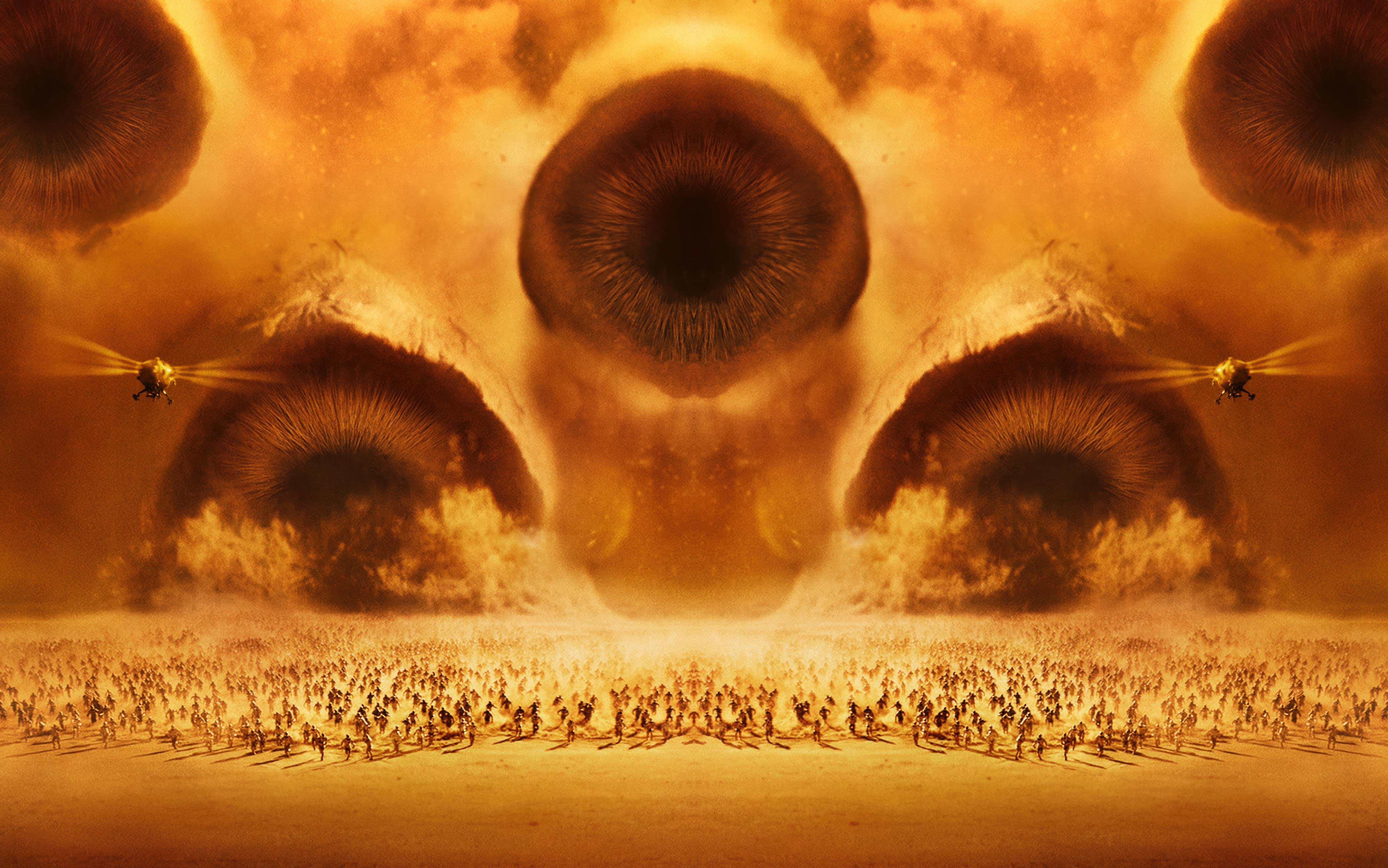 Dune Part Two Quad Poster HD Wallpaper