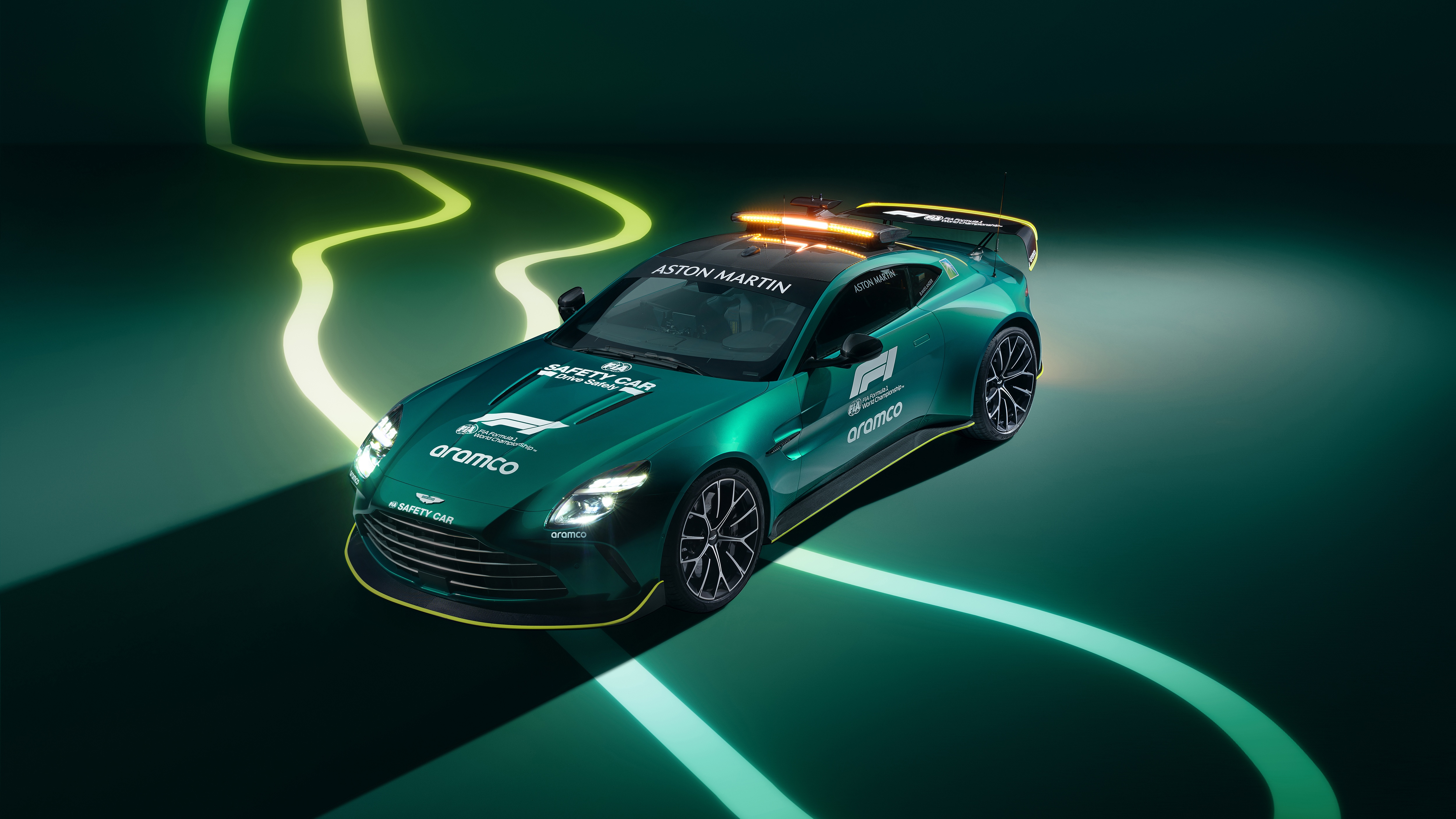 Aston Martin Vantage F1 Safety Car HD Wallpaper