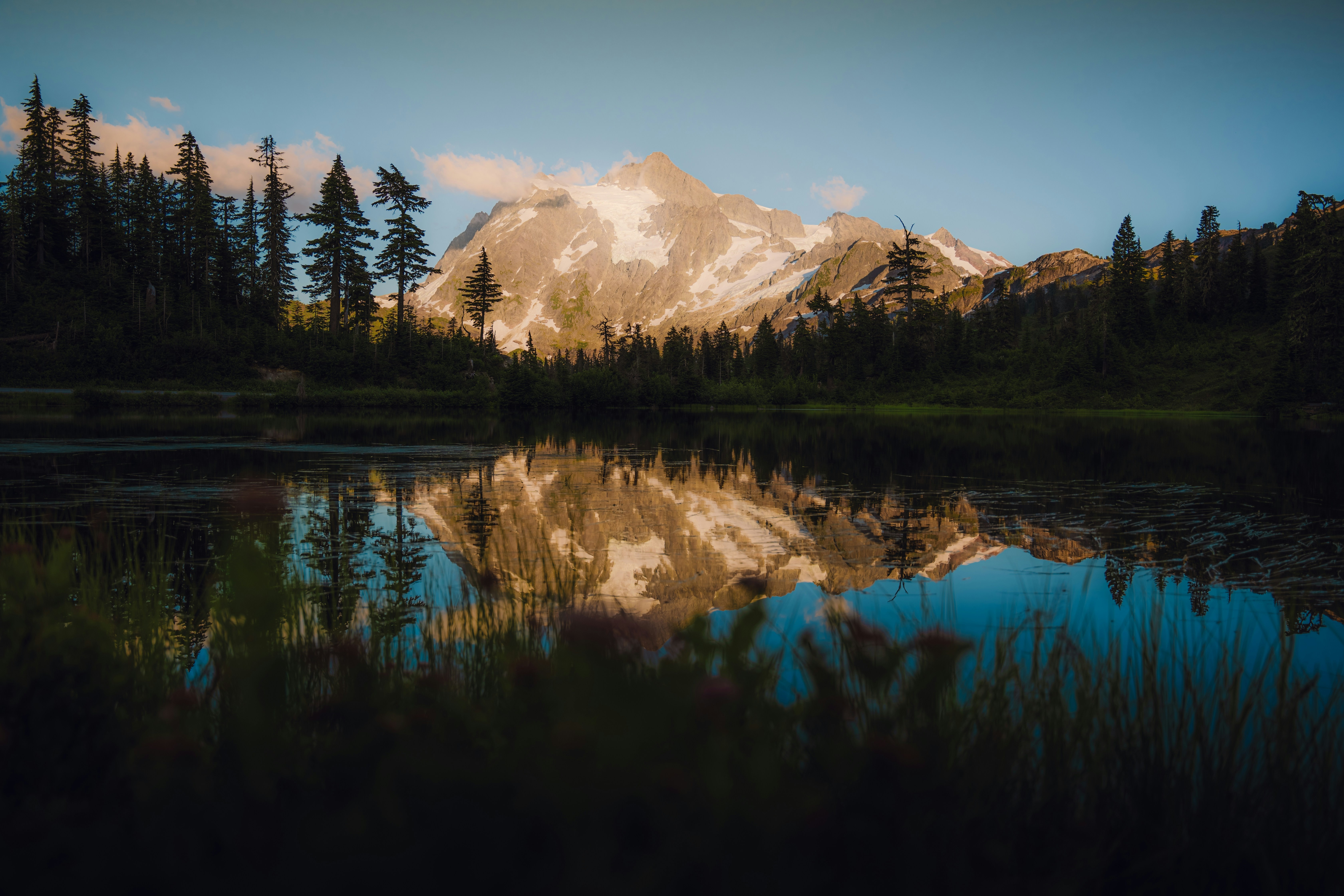 Mountain Reflection in a Lake HD Wallpaper