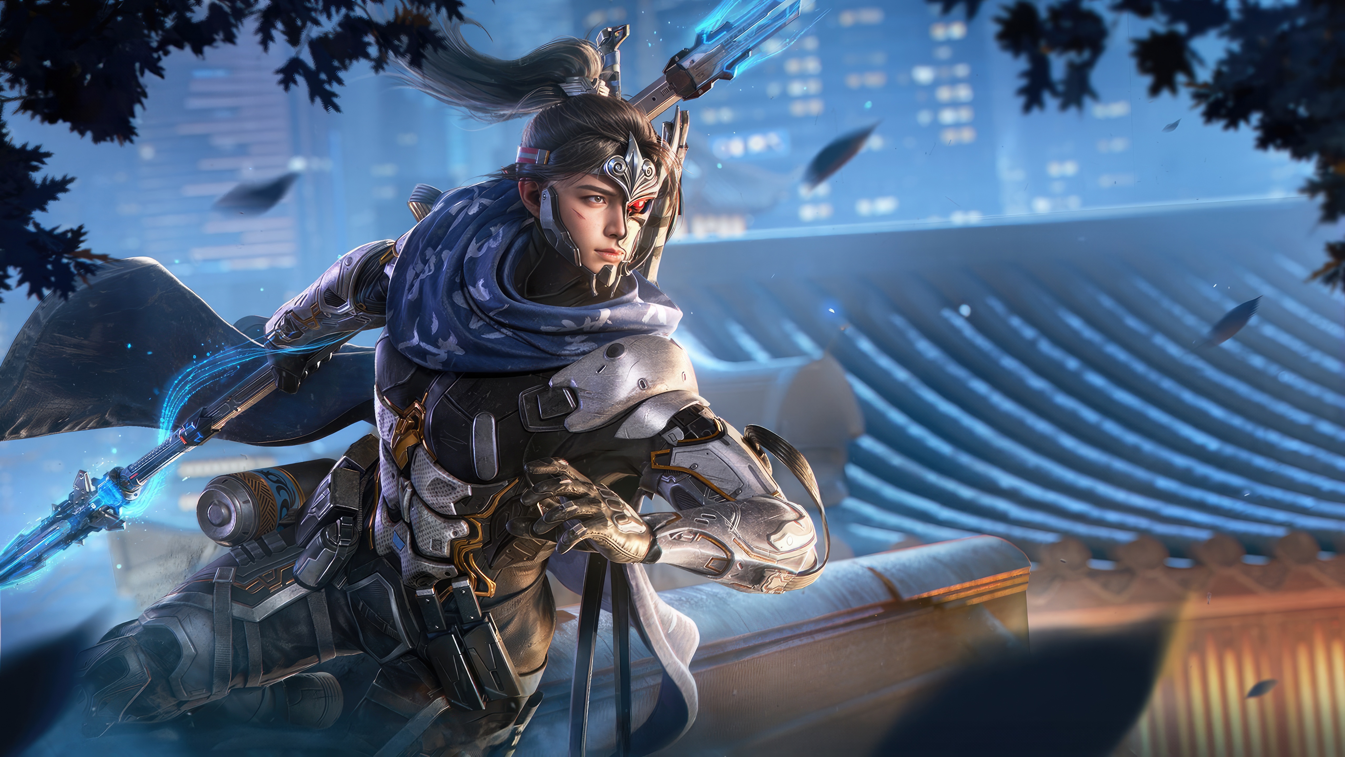 Lethal Azure Character from Call of Duty Mobile HD Wallpaper