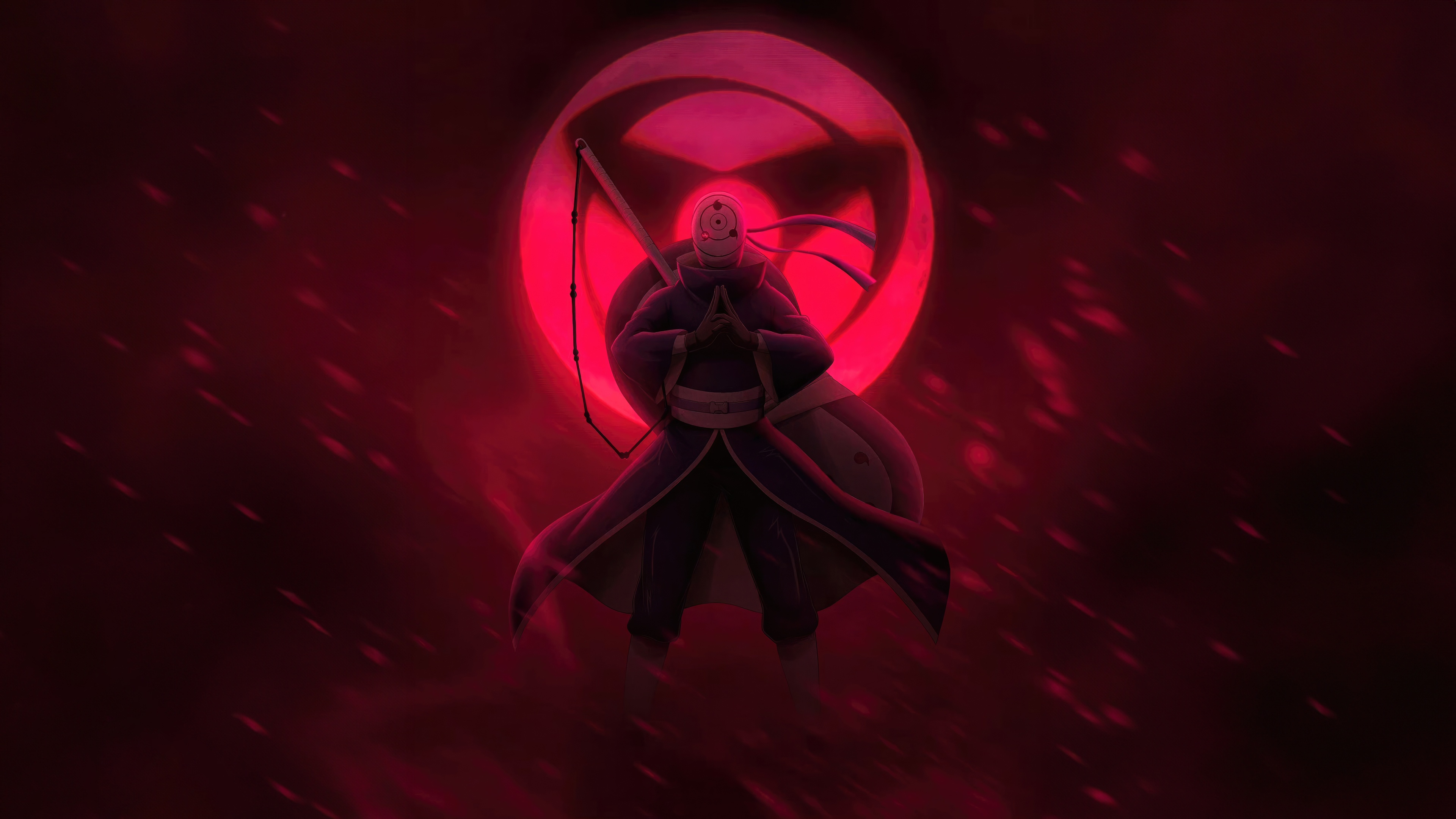 Obito Uchiha with Sharingan Background HD Wallpaper