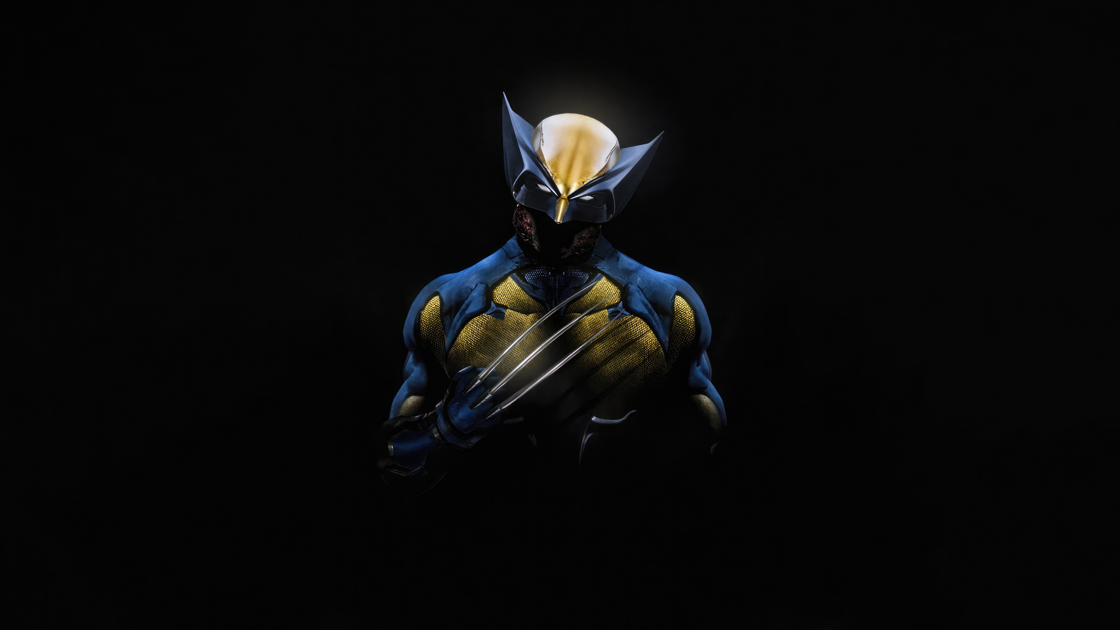 Wolverine with metal claws HD Wallpaper