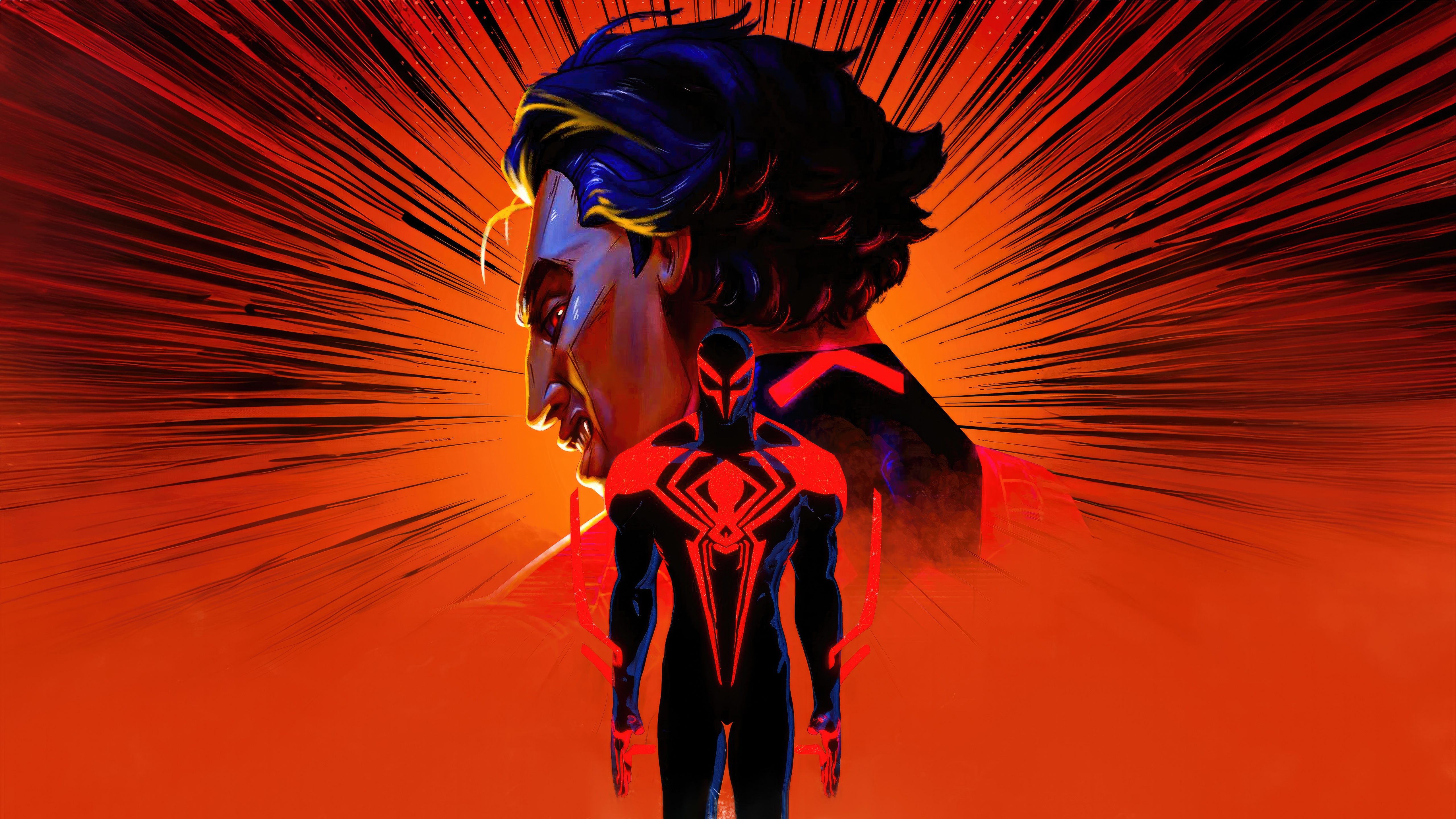 Miguel O'Hara in Spider-Man: Beyond the Spider-Verse HD Wallpaper
