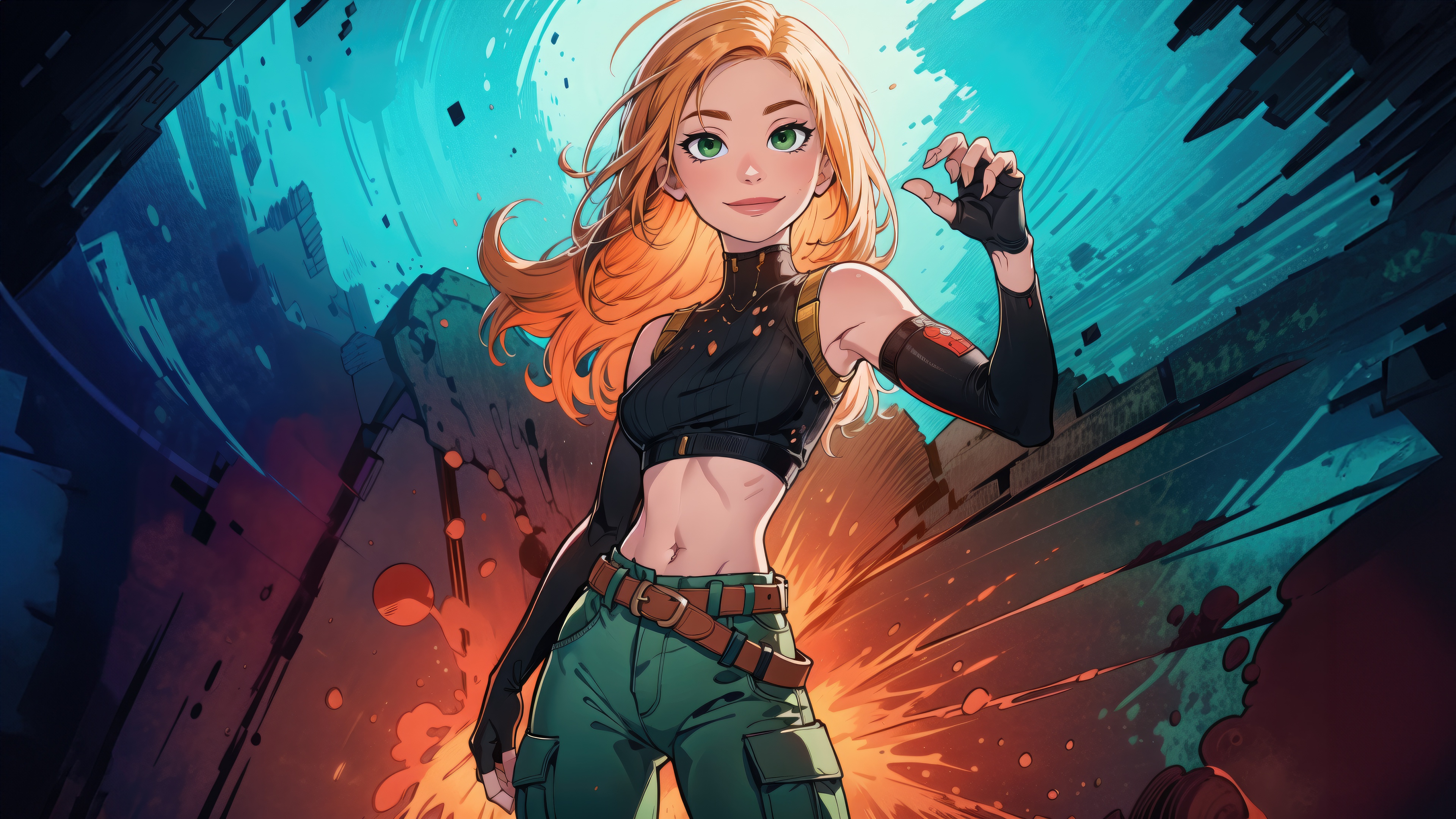 Kim Possible In Action HD Wallpaper