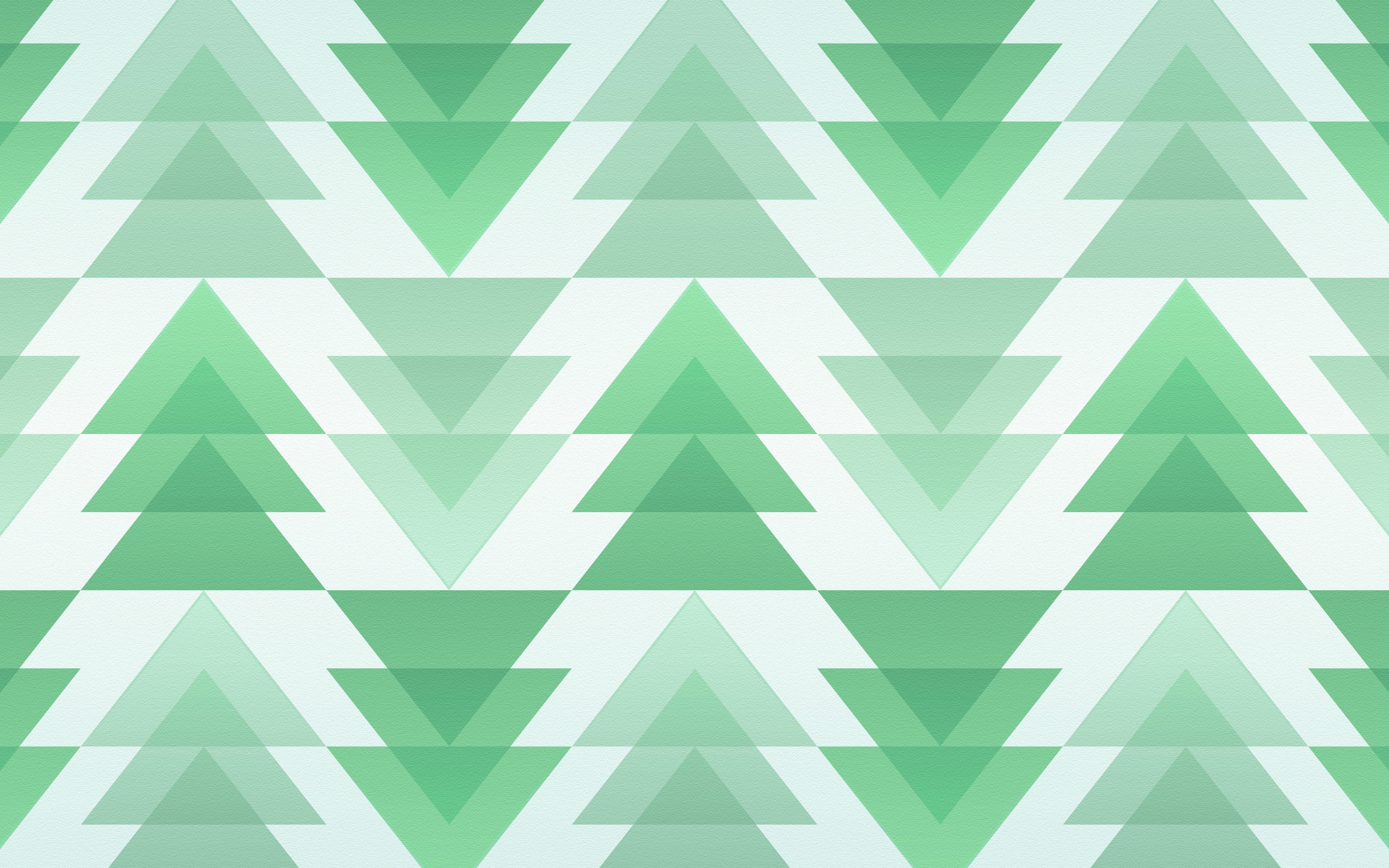Green Abstract Geometric Triangle Pattern HD Wallpaper