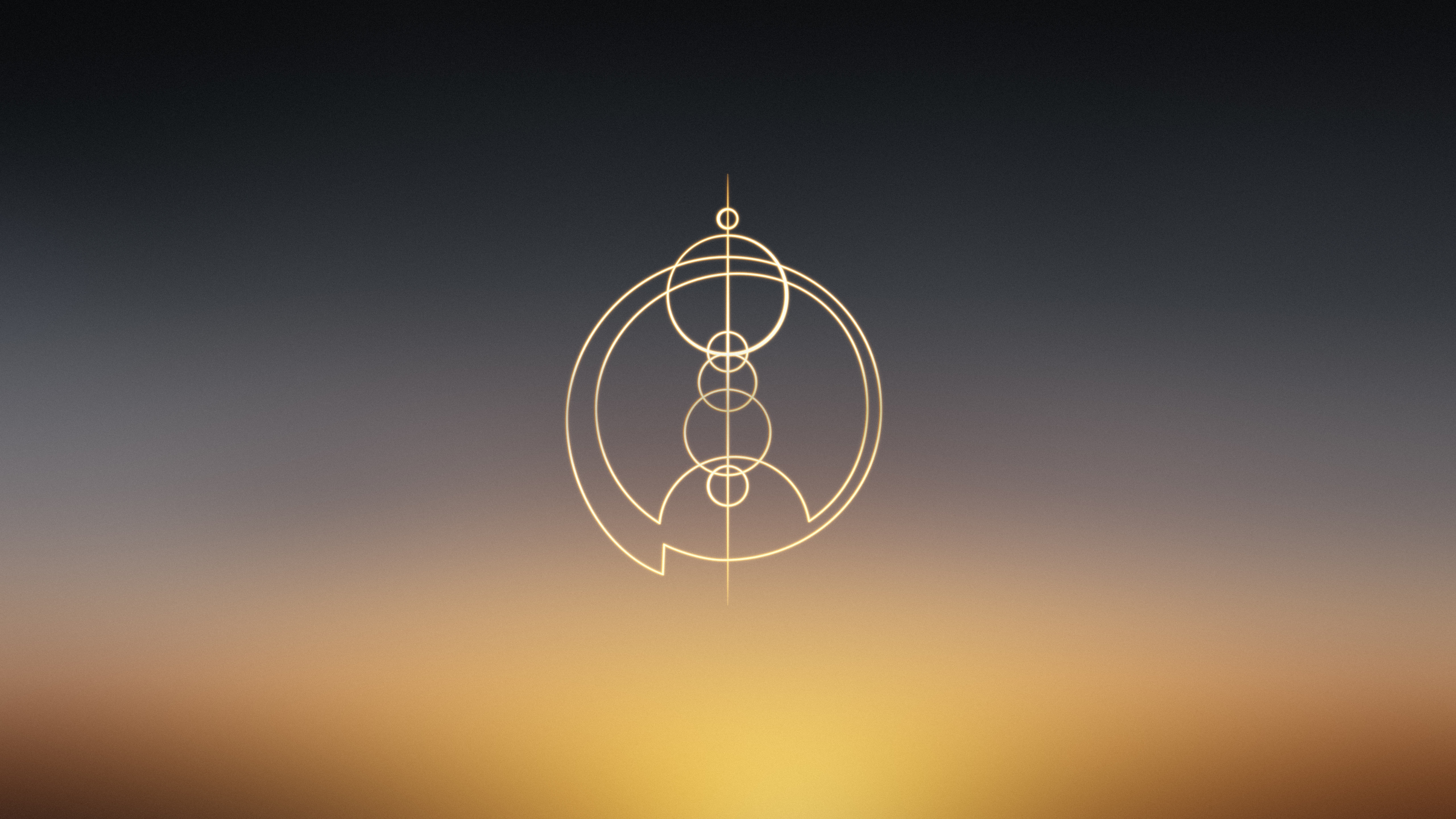 Eternals Gold Logo HD Wallpaper