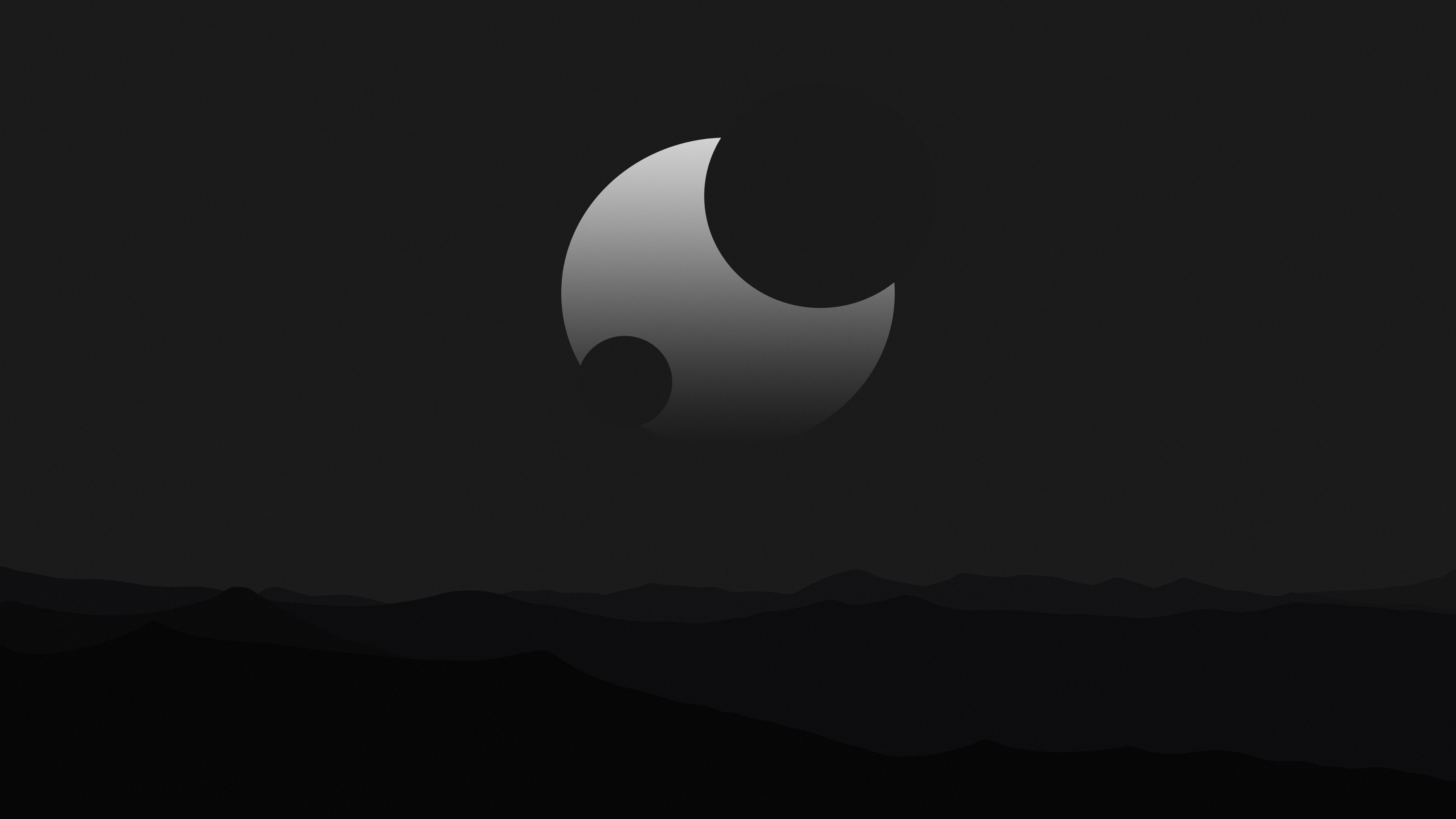 Dune Part Two Night Minimal HD Wallpaper