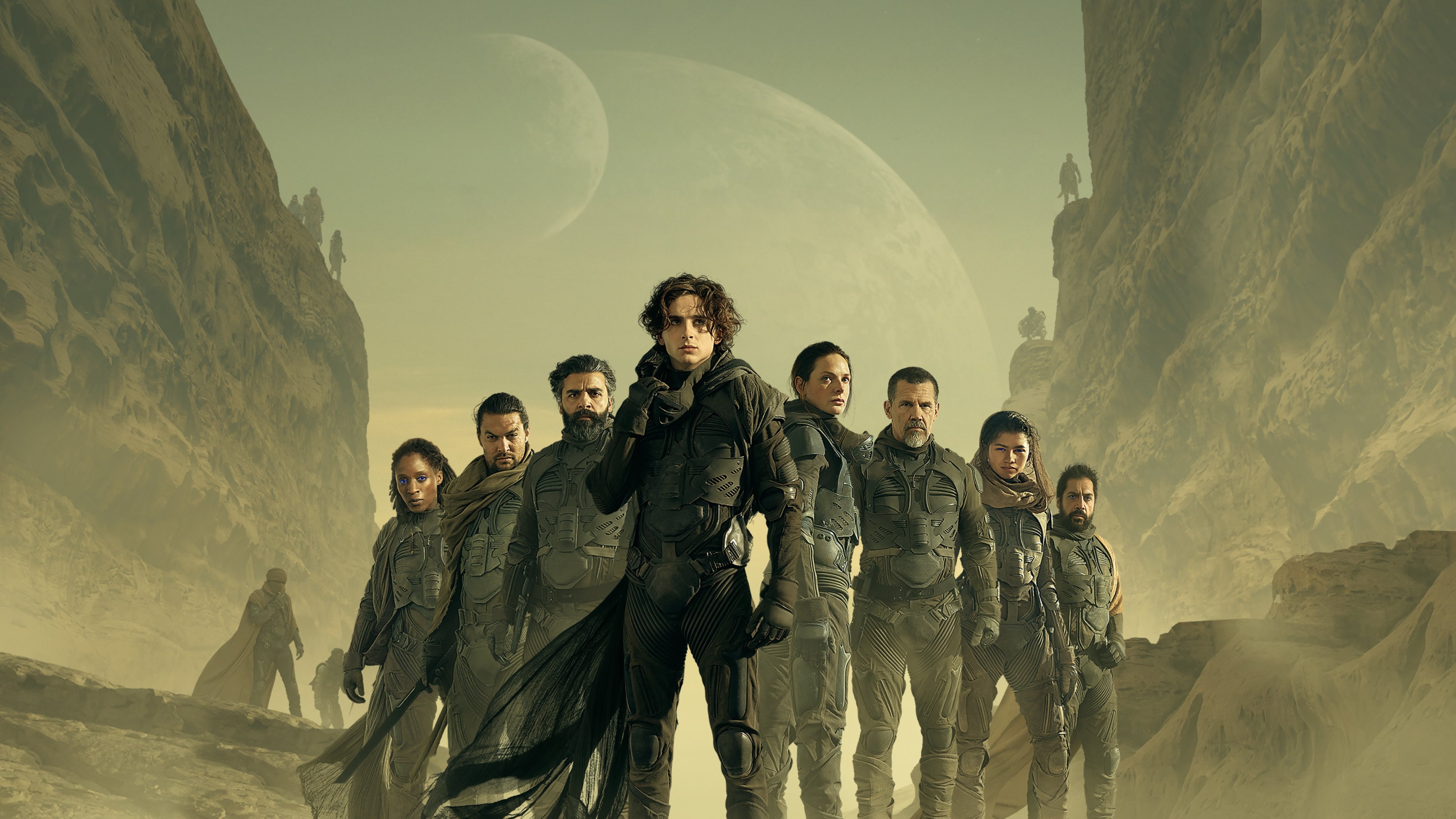 Dune Movie Poster with Cast HD Wallpaper