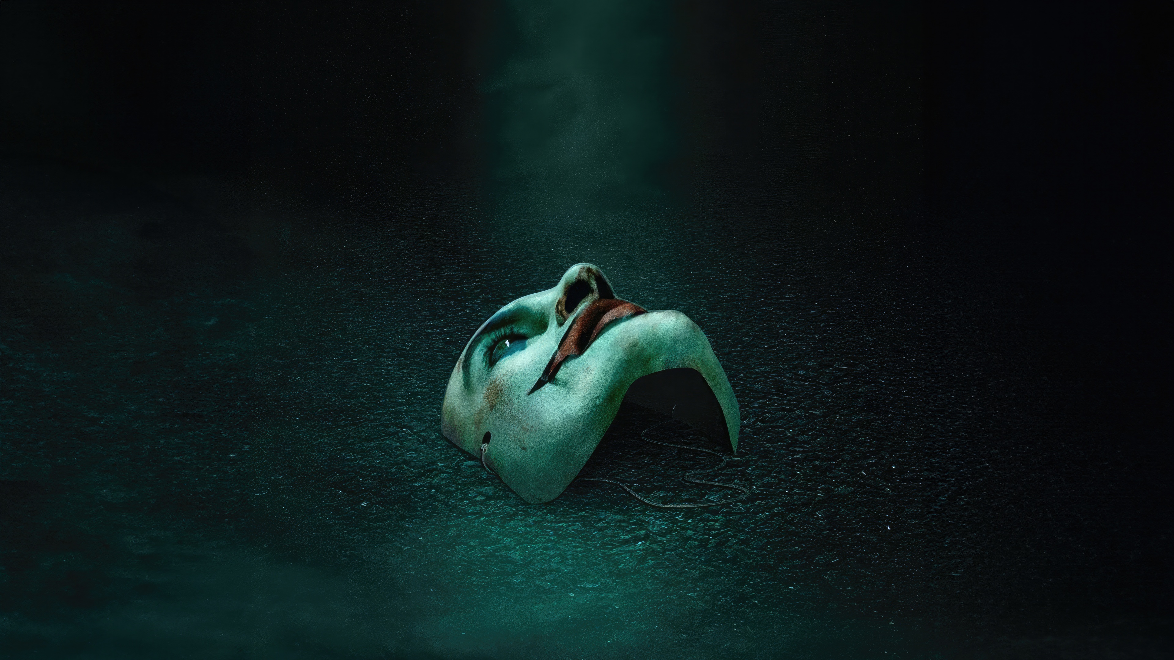 Joker Mask on the Ground HD Wallpaper