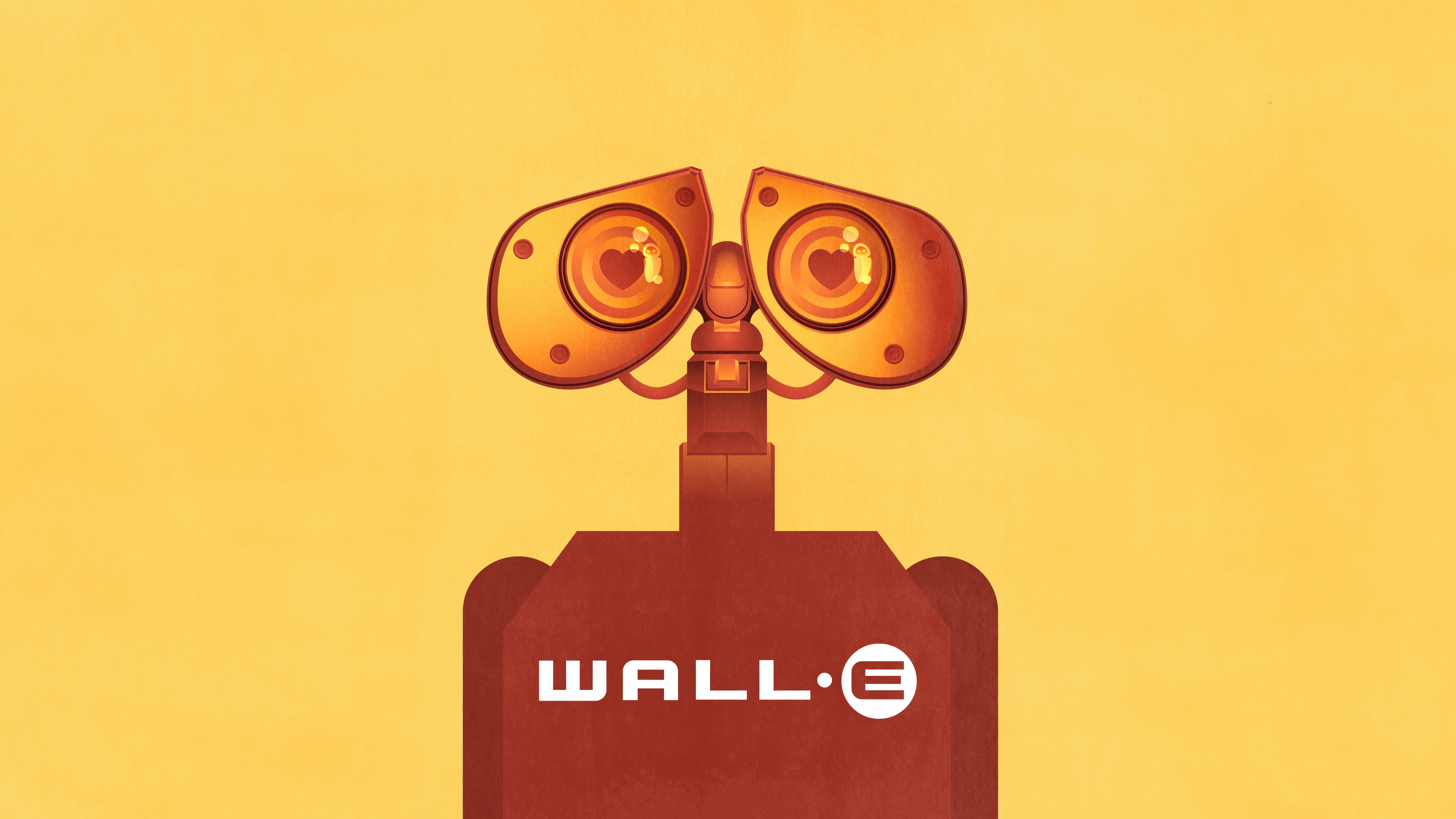 WALL-E Robot Minimalist Poster HD Wallpaper