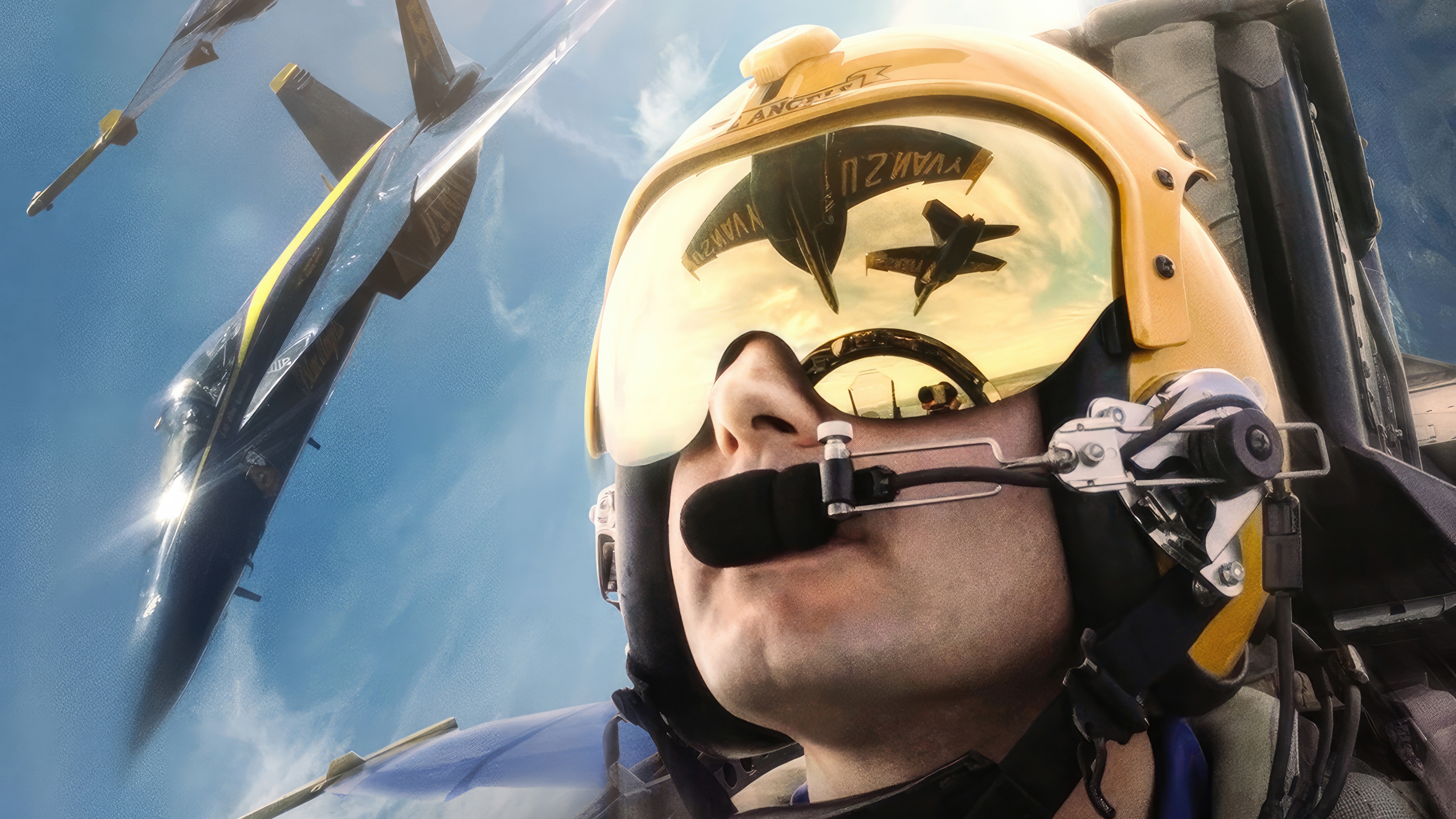 The Blue Angels pilots in formation HD Wallpaper