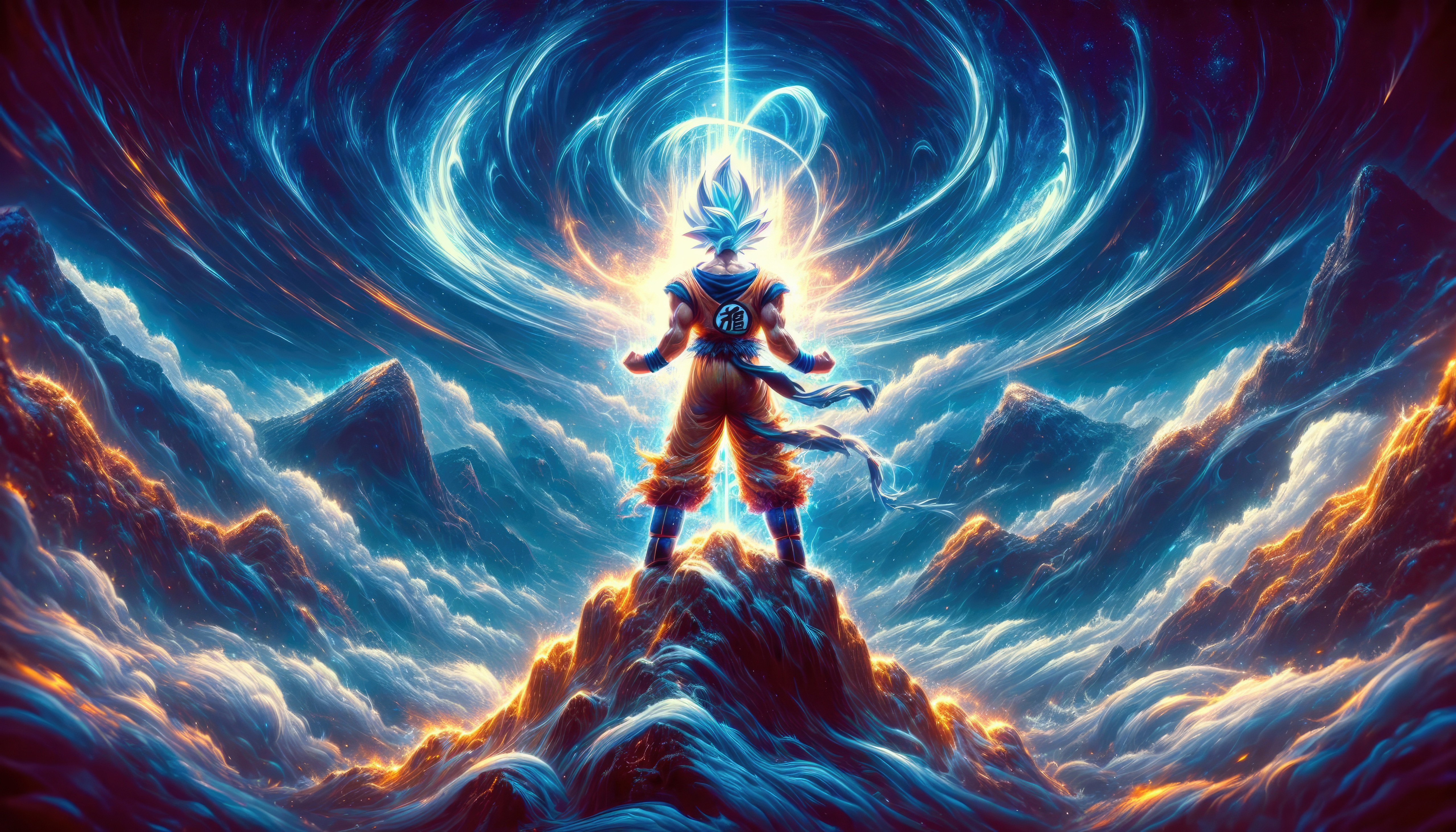 Goku Spirit Of The Dragon HD Wallpaper
