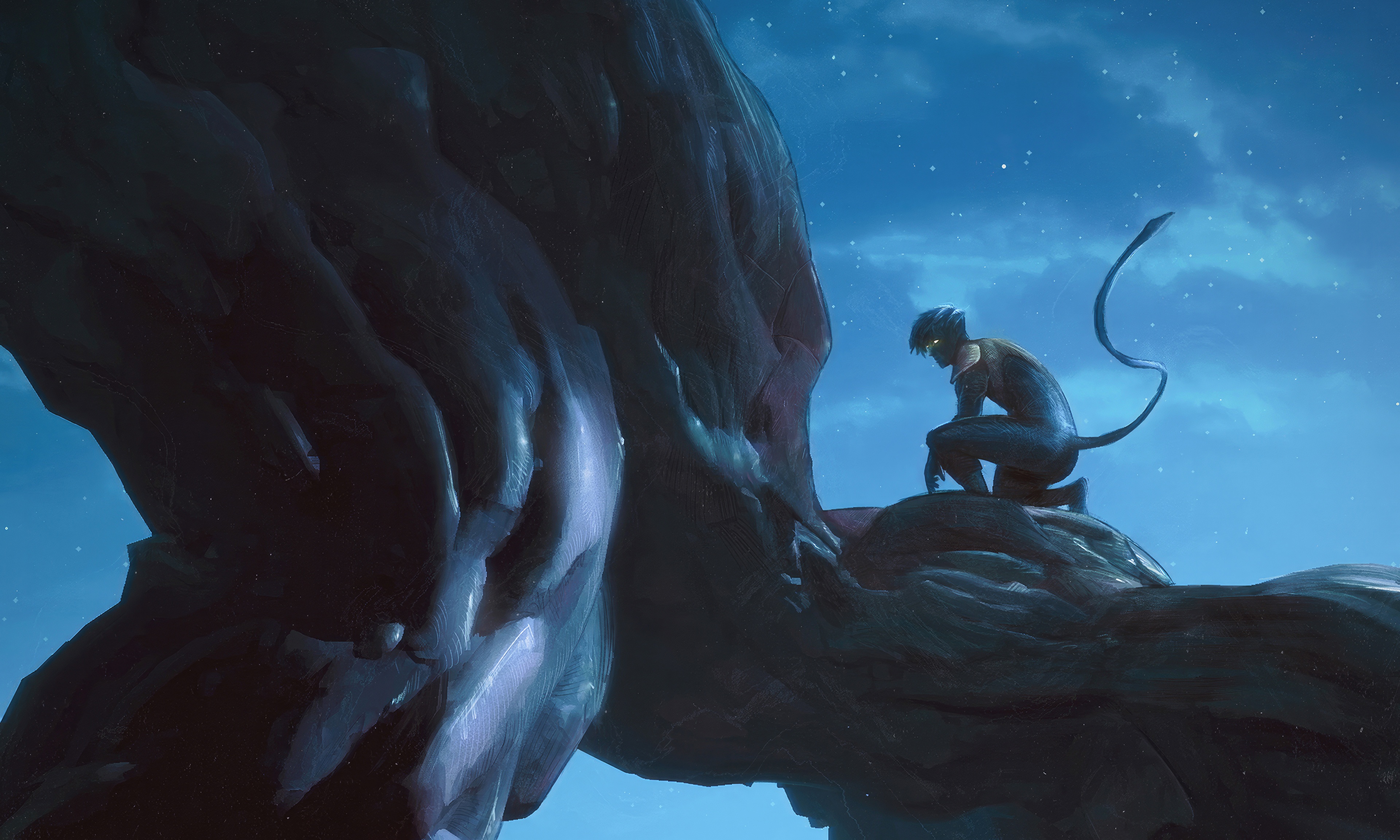 X-Men '97: Nightcrawler on a rocky outcrop HD Wallpaper
