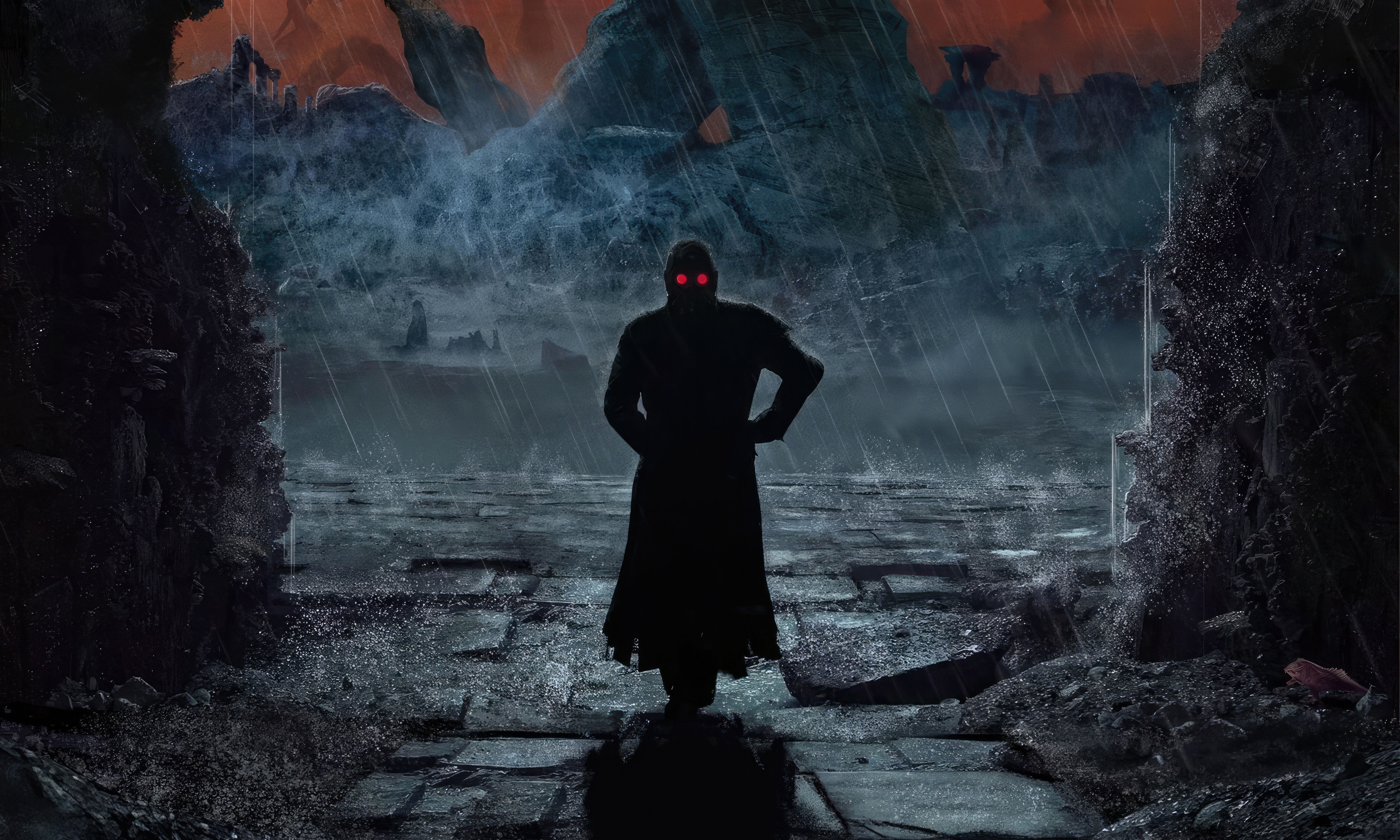Guardians of the Galaxy 4 Star-Lord Silhouette HD Wallpaper