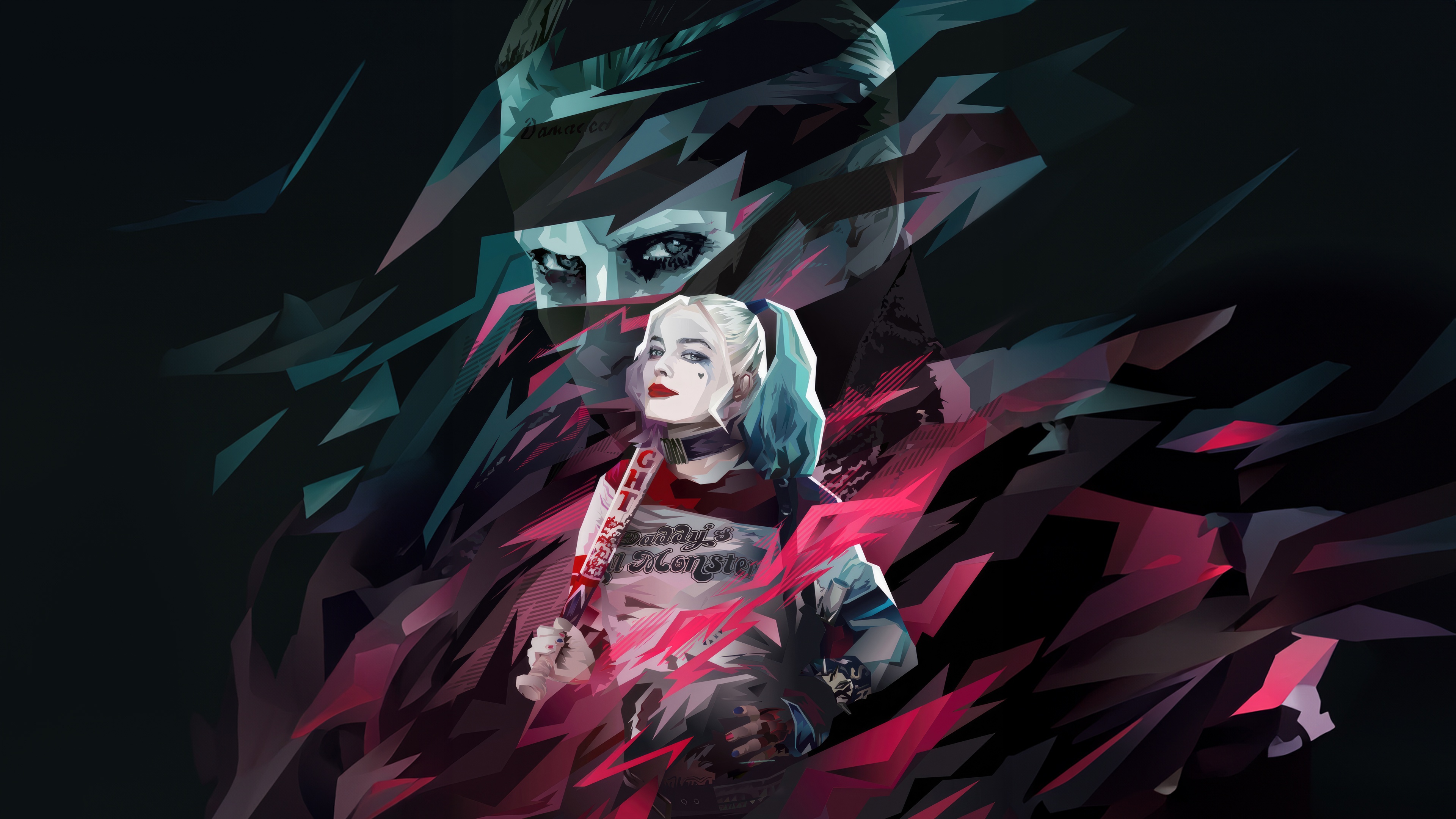 Harley Quinn and The Joker HD Wallpaper