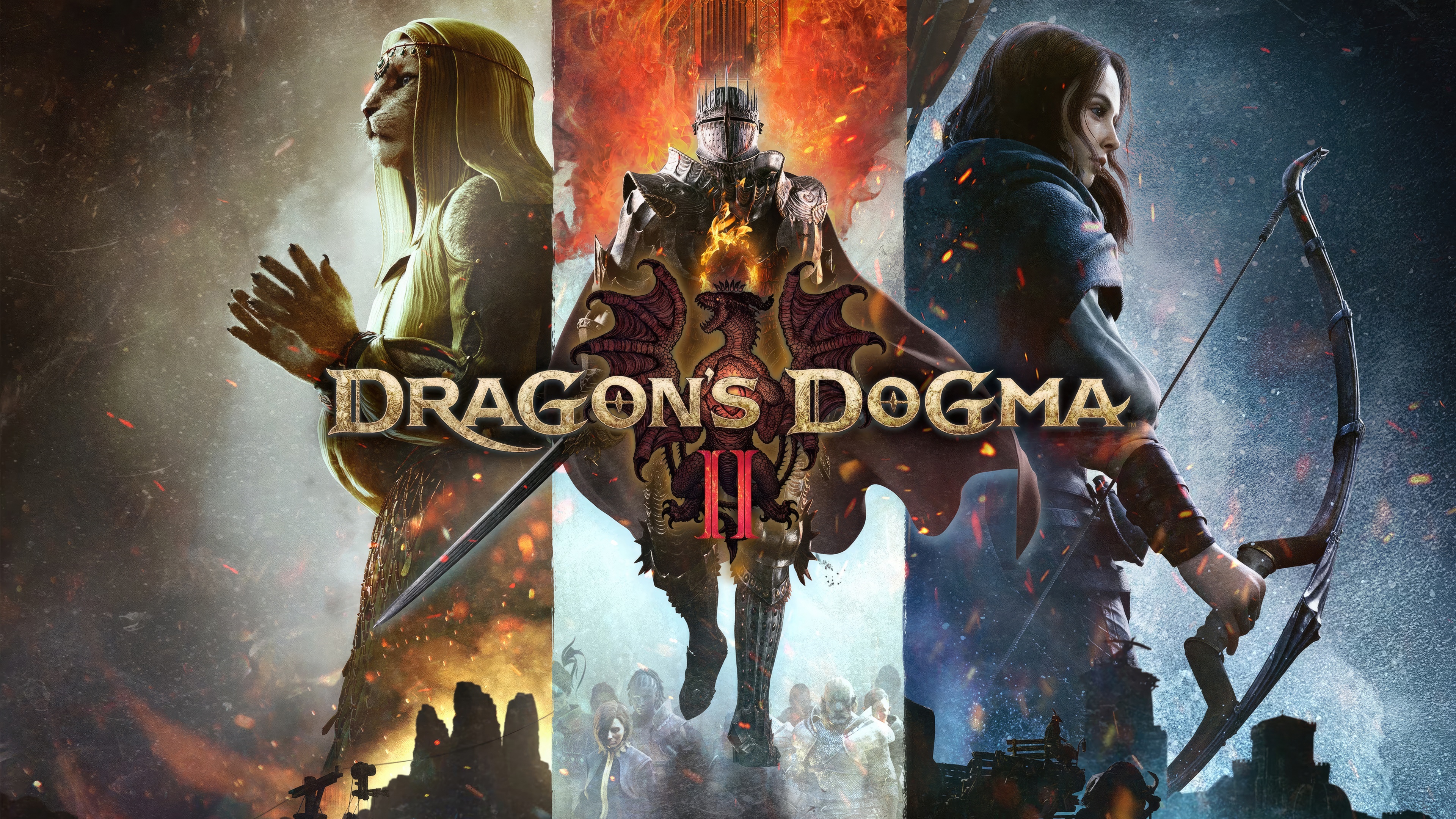 Dragon's Dogma 2 Game Cover Art HD Wallpaper