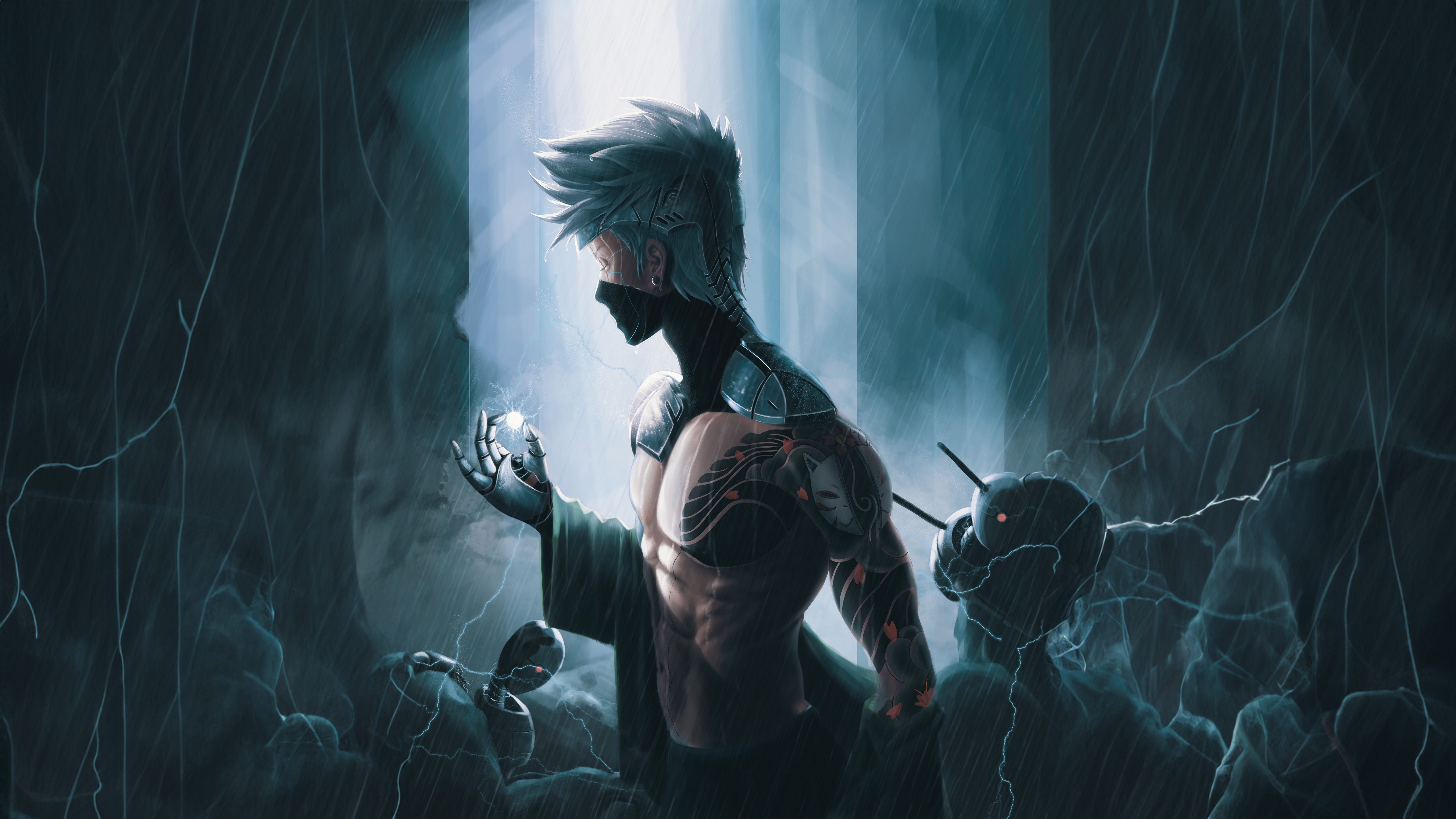 Kakashi Hatake in a Sci-Fi World HD Wallpaper