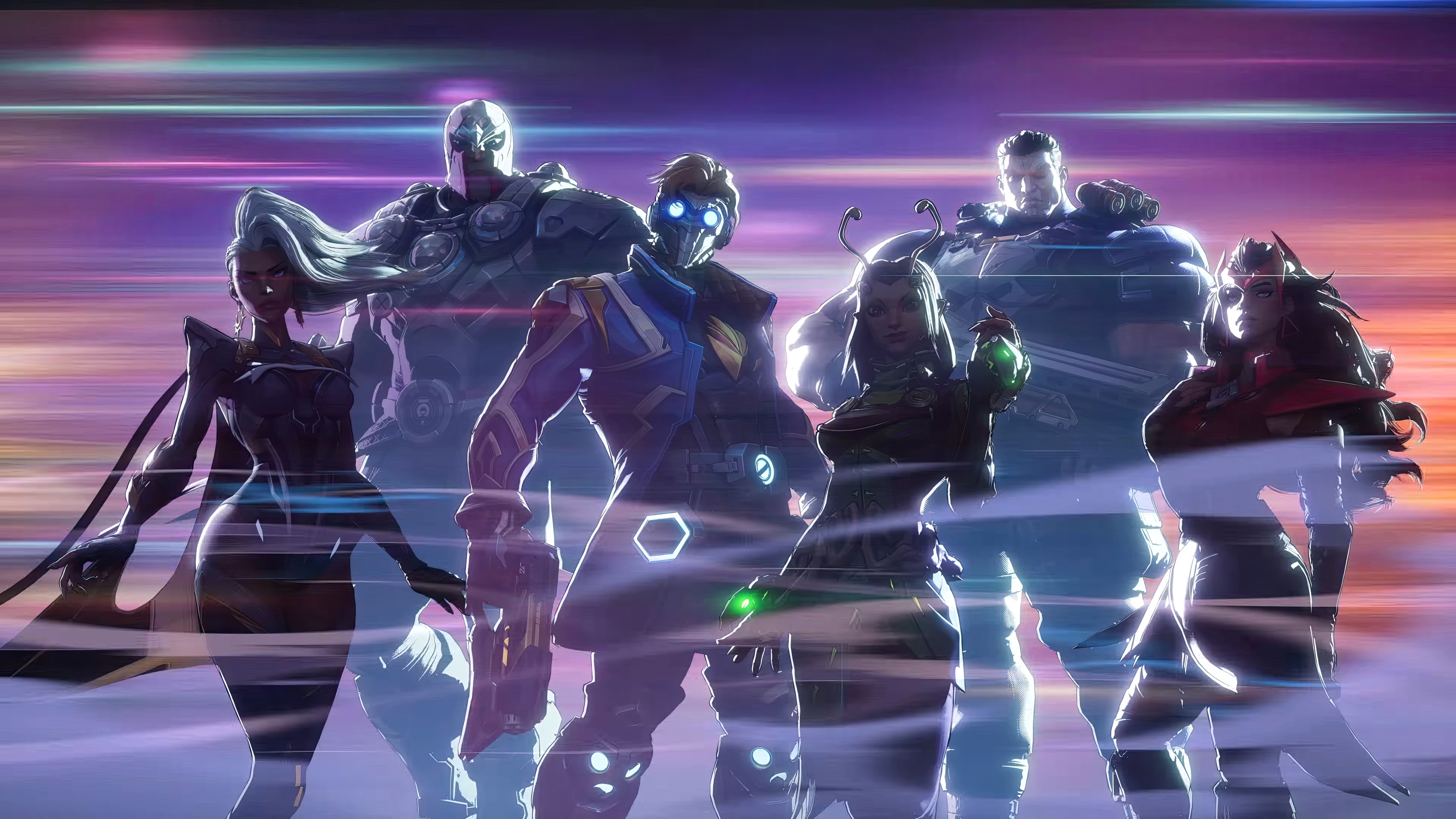 Guardians Of The Galaxy In Marvel Rivals HD Wallpaper