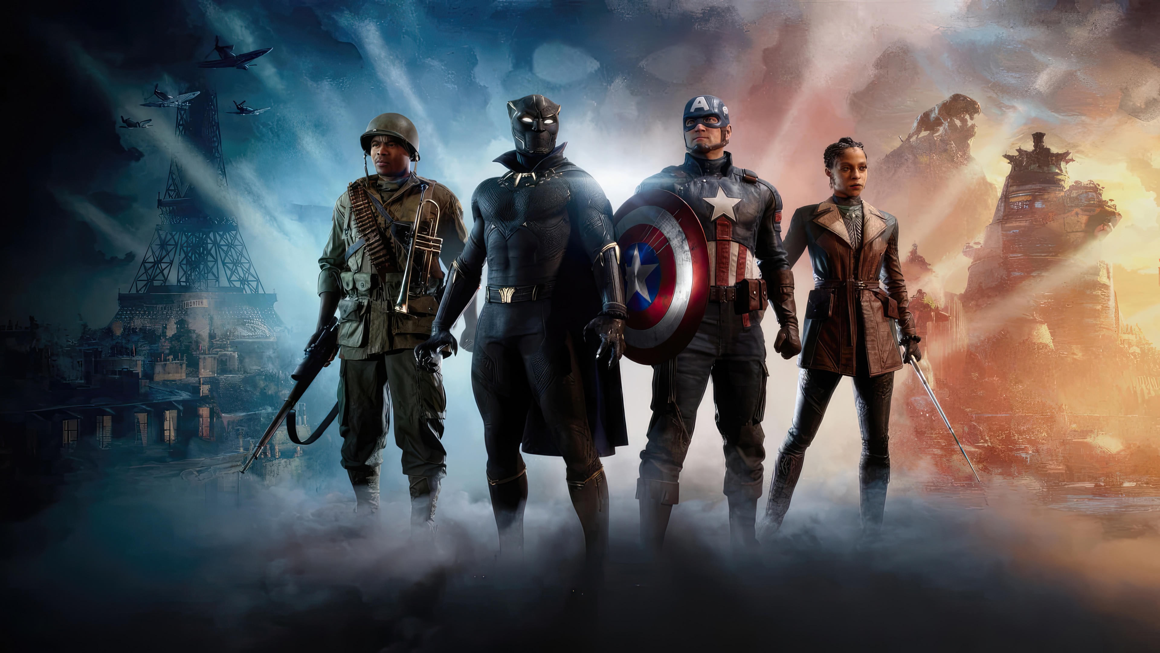 Marvel 1943 Rise Of Hydra Game HD Wallpaper