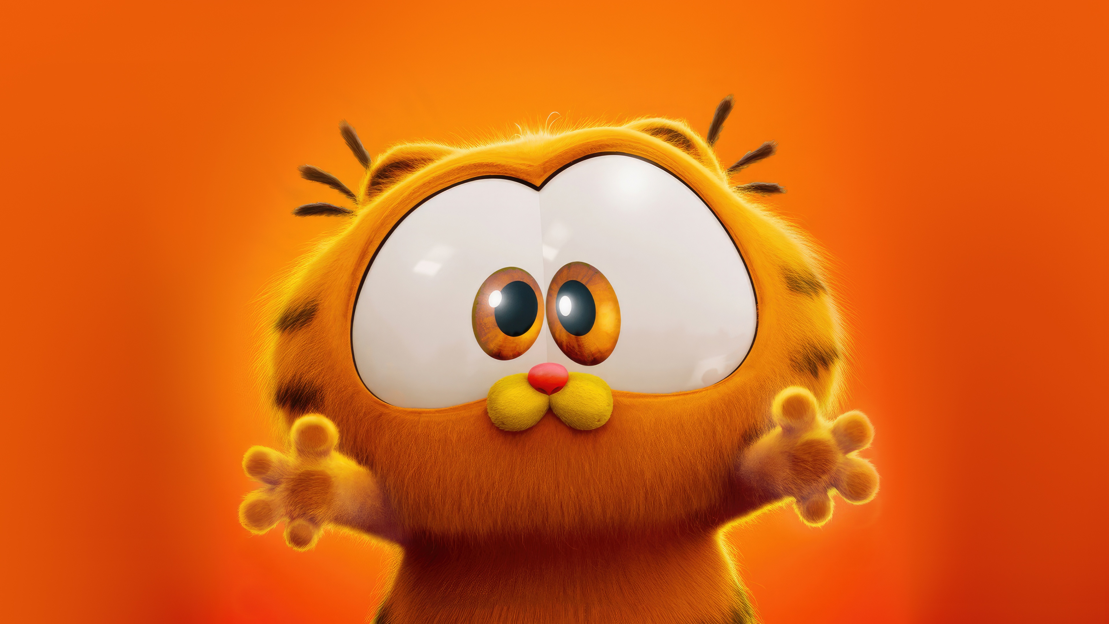 Baby Garfield with Big Eyes HD Wallpaper