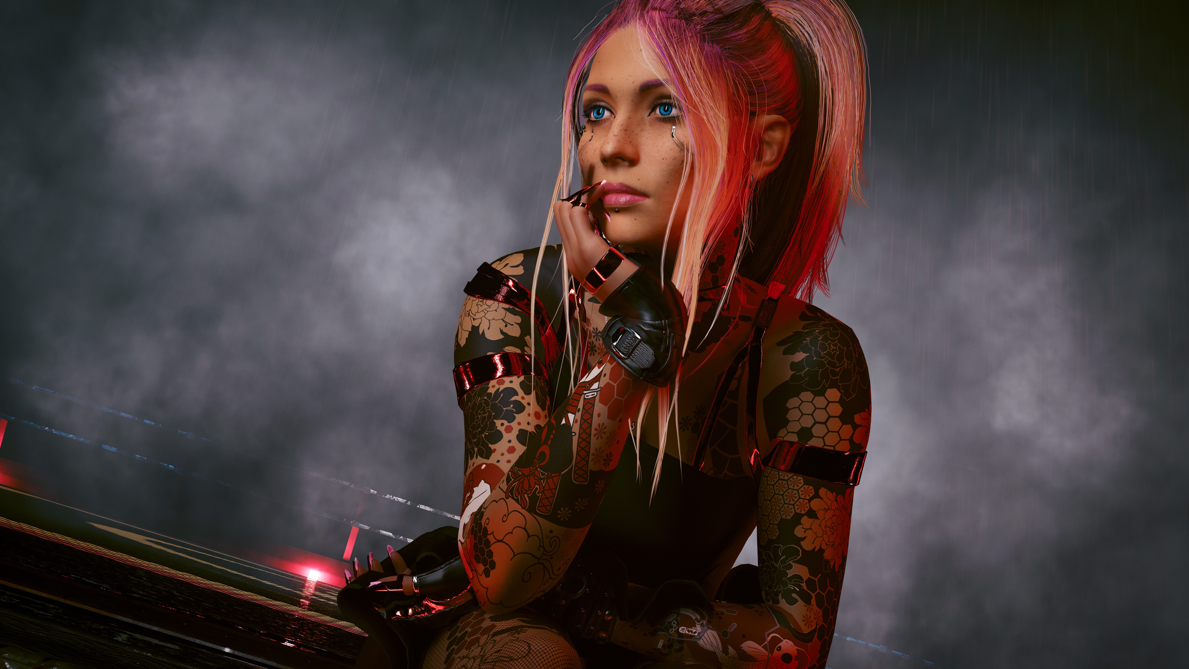 Cyberpunk 2077 Neural Nexus Character HD Wallpaper