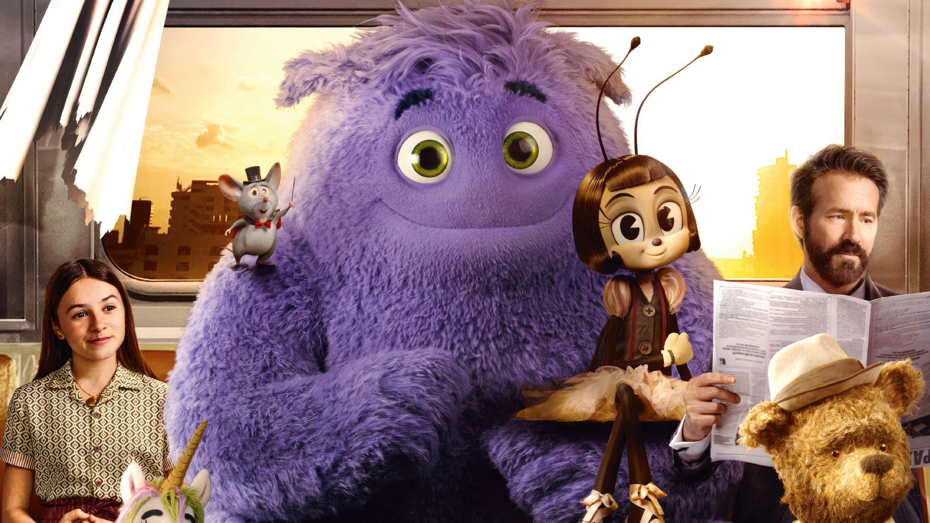 IF Movie Poster with Ryan Reynolds HD Wallpaper