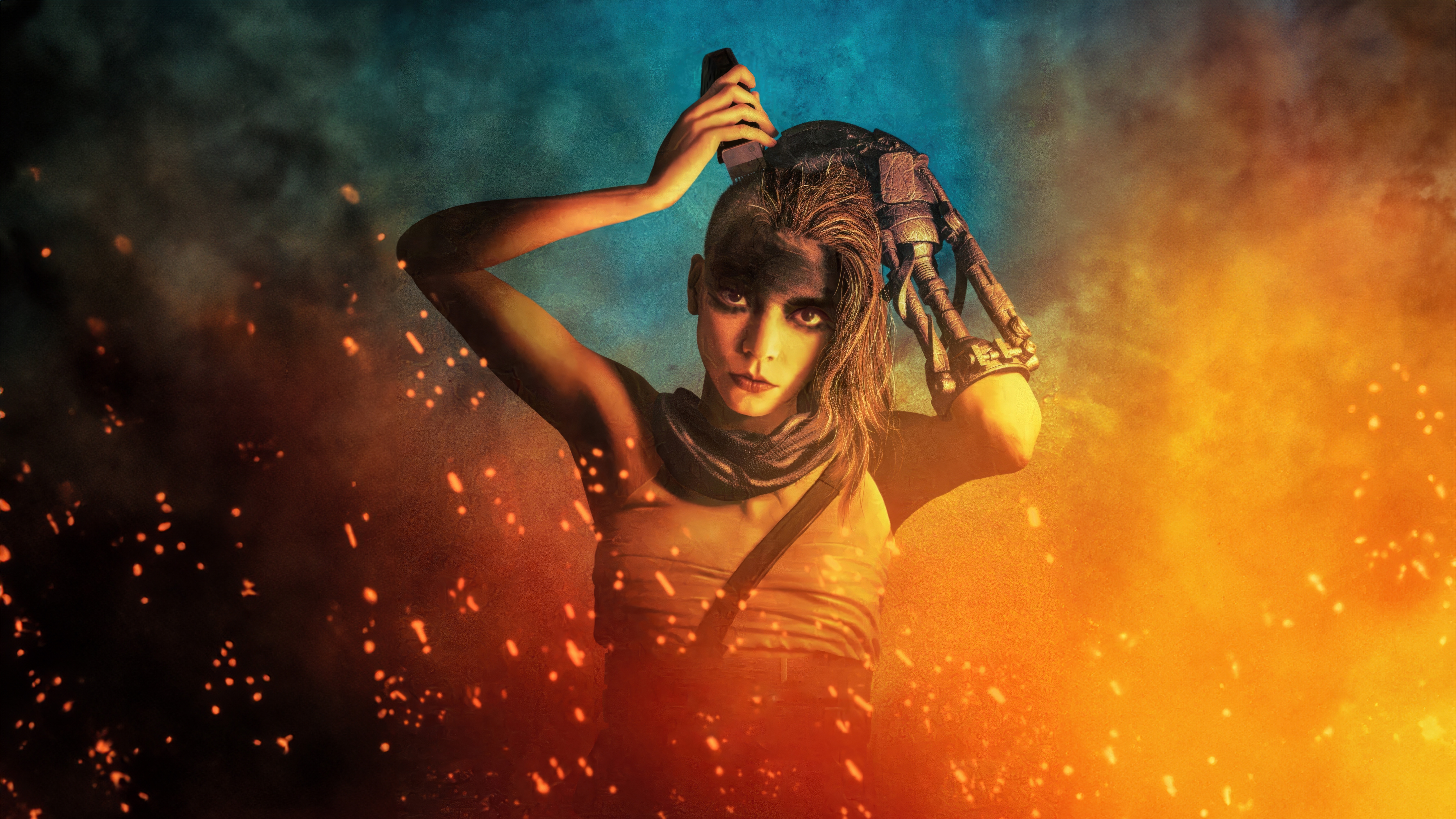 Anya Taylor-Joy as Furiosa in Furiosa: A Mad Max Saga HD Wallpaper