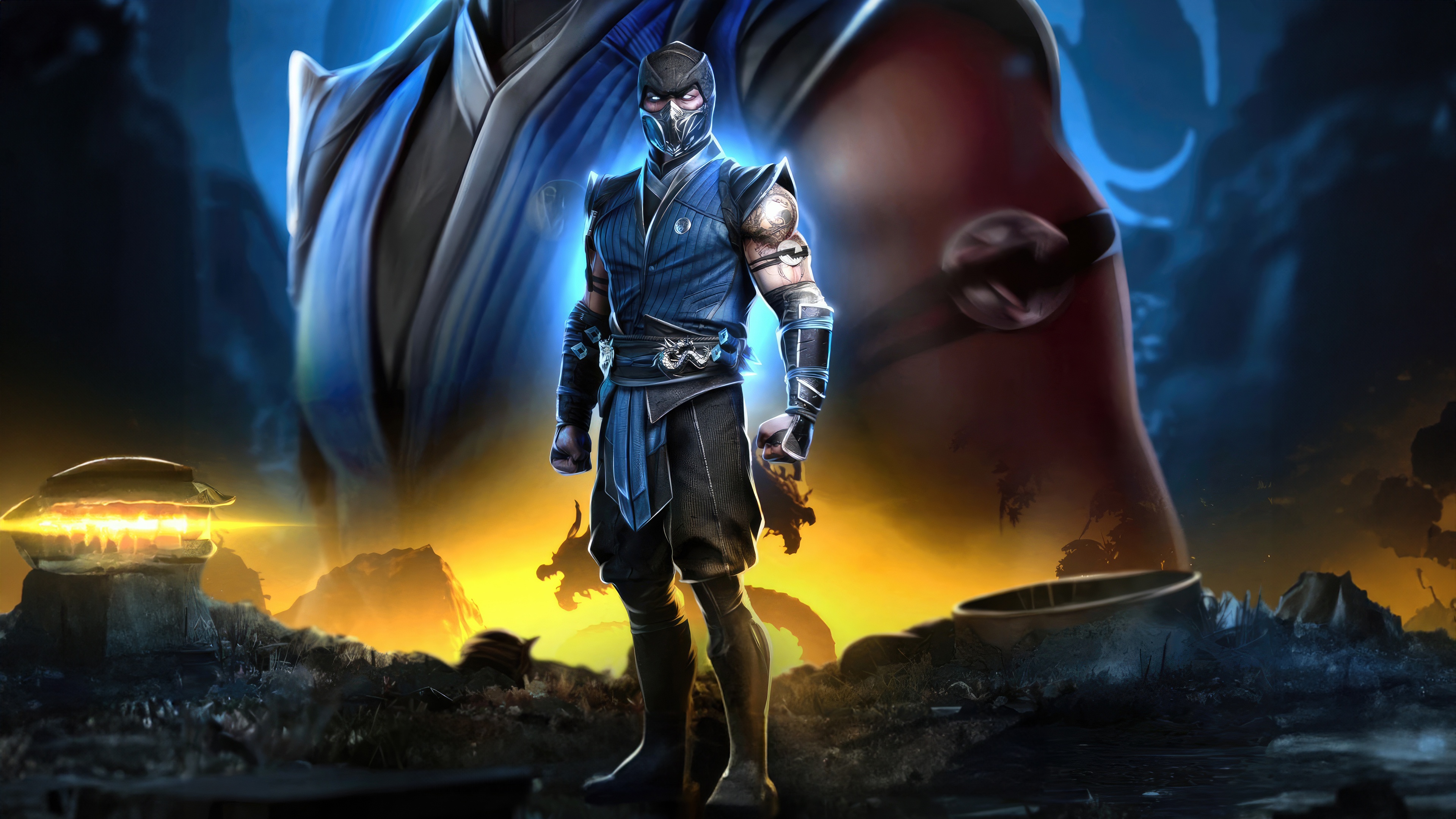 Mortal Kombat Sub Zero Poster HD Wallpaper