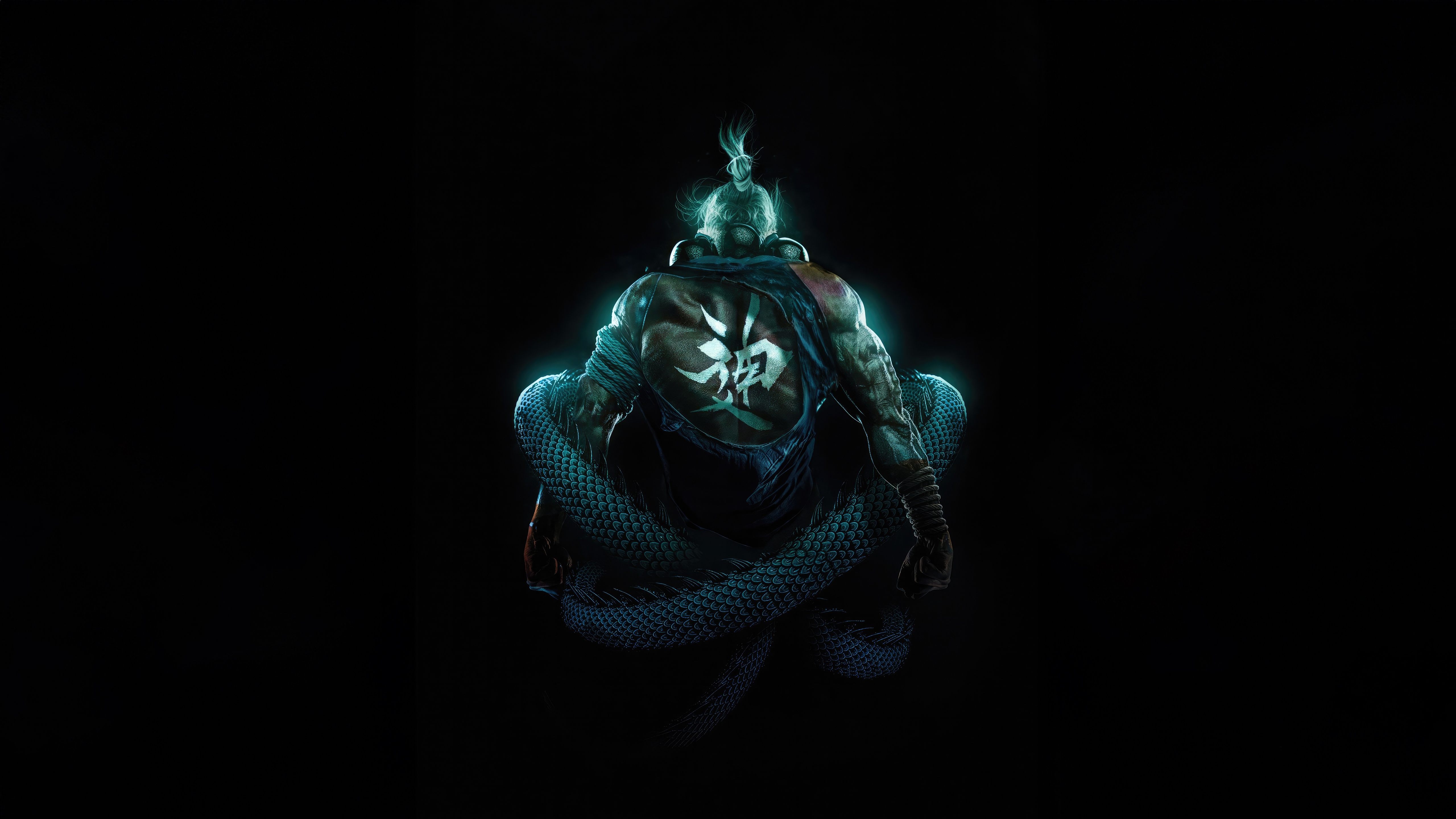 Dhalsim from Street Fighter 6 with snake HD Wallpaper