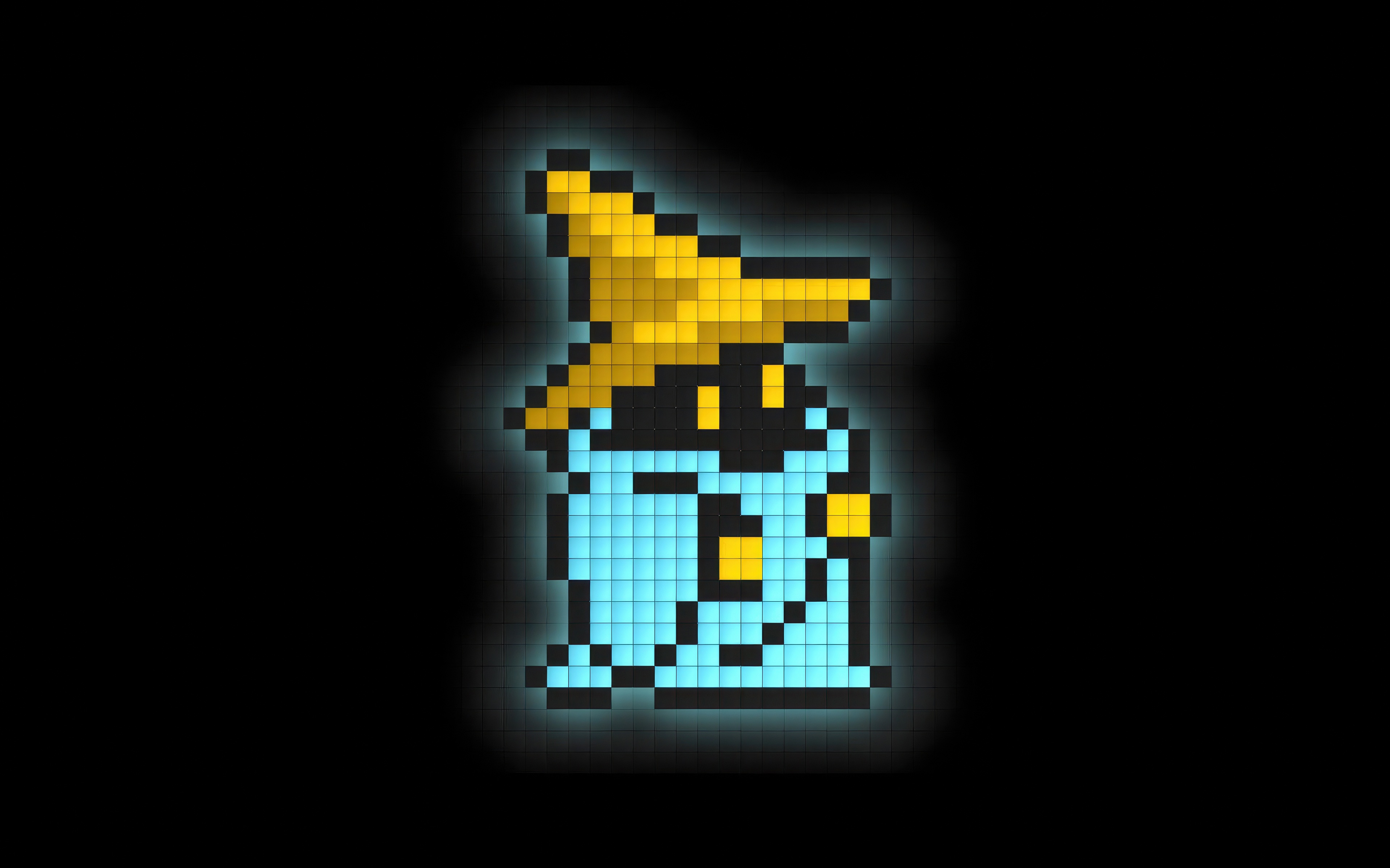 Black Mage from Final Fantasy Pixel Art HD Wallpaper