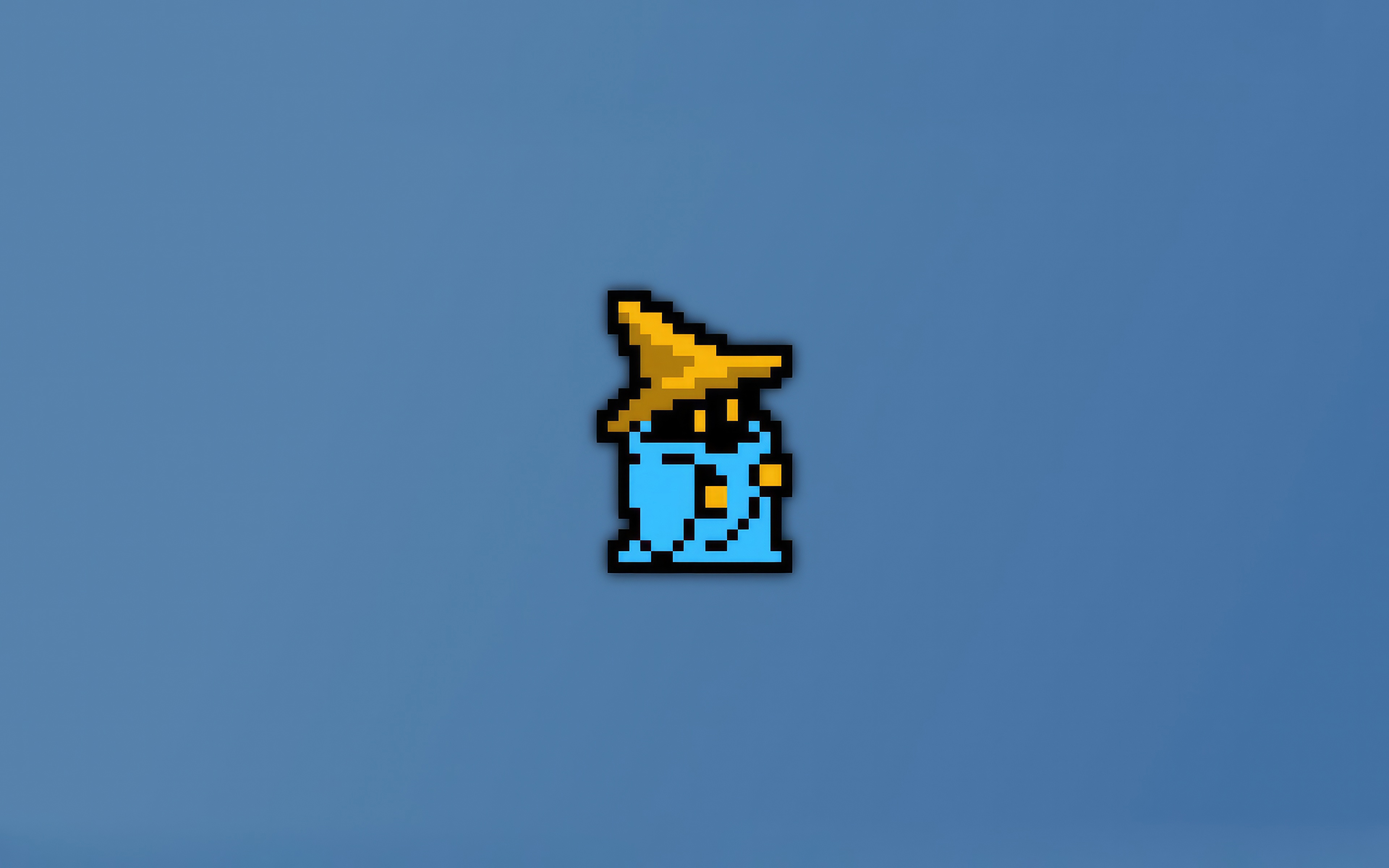 Black Mage from Final Fantasy pixel art HD Wallpaper