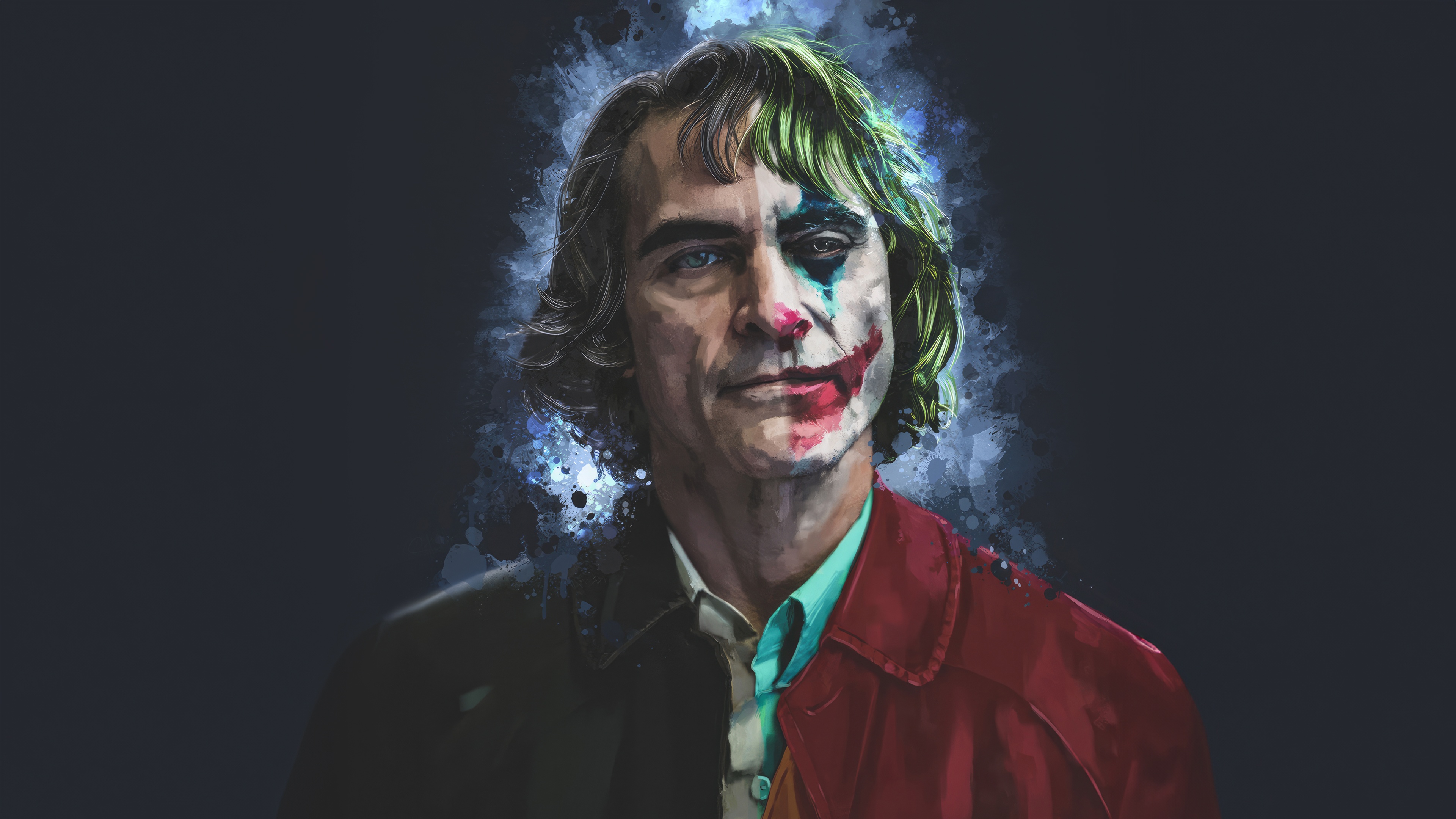 Joker Theatrical Terror HD Wallpaper