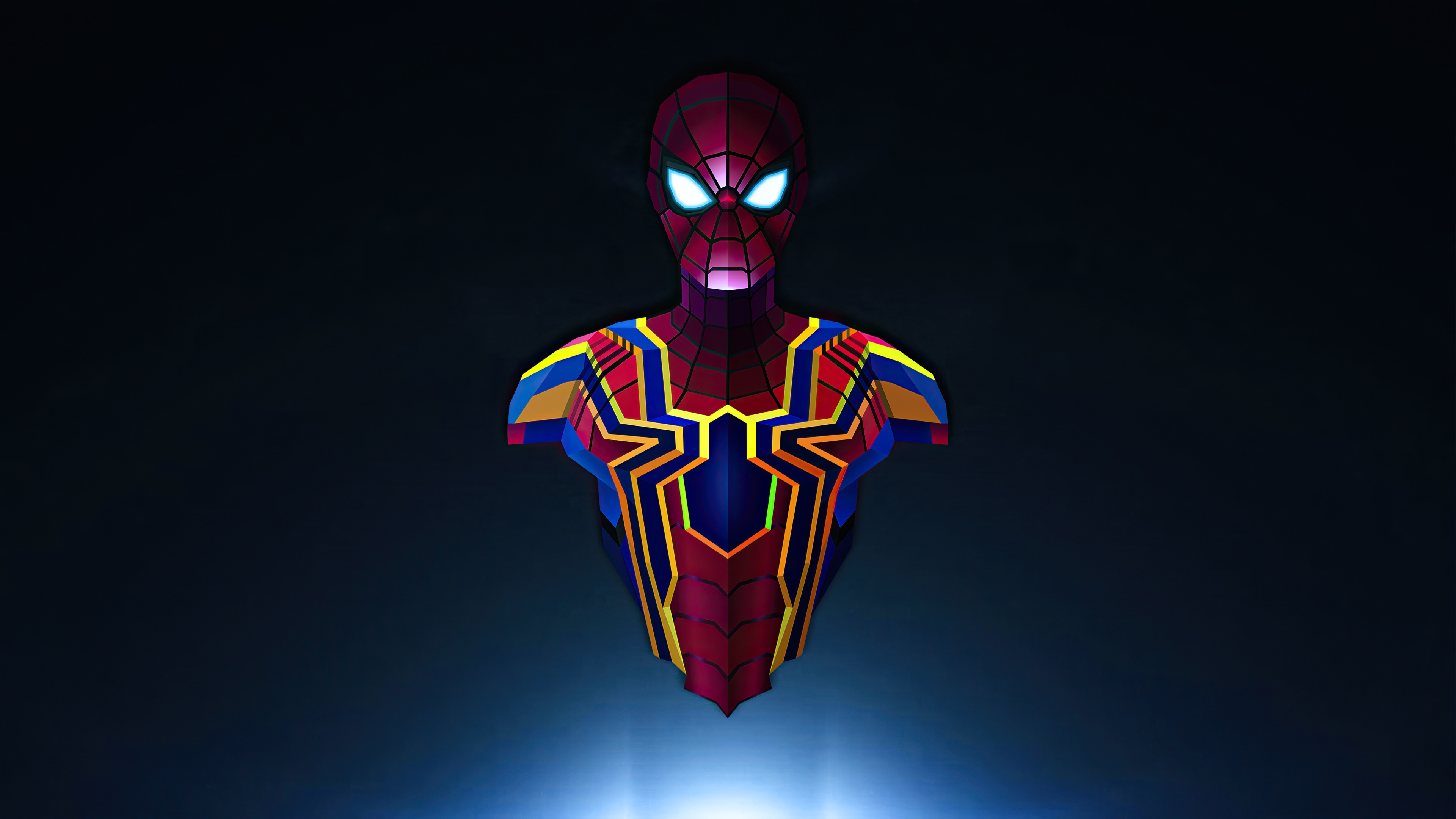 Spider-Man's Iron Spider Suit HD Wallpaper
