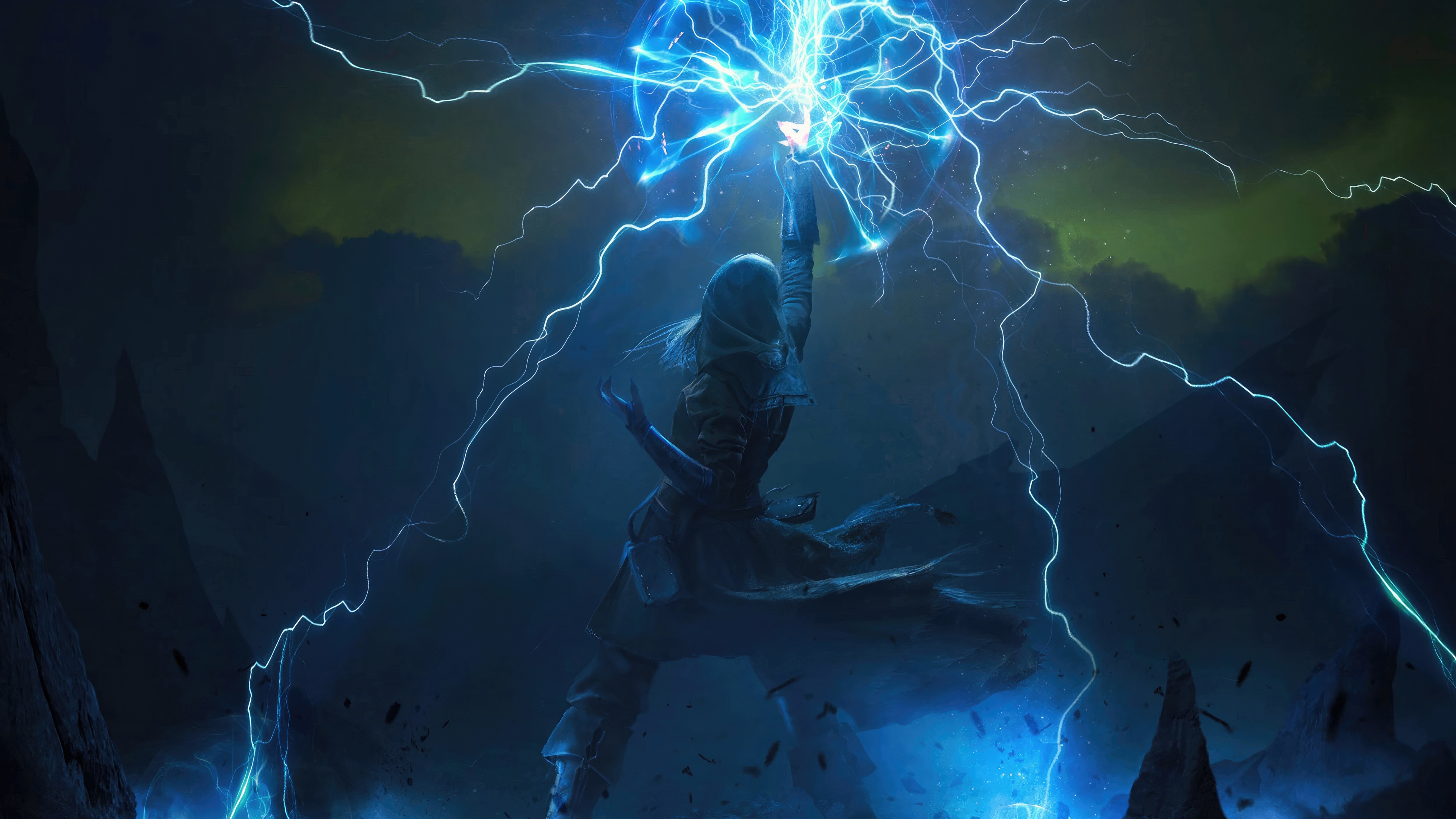 The Elder Scrolls Legends Lightning Sorcerer HD Wallpaper