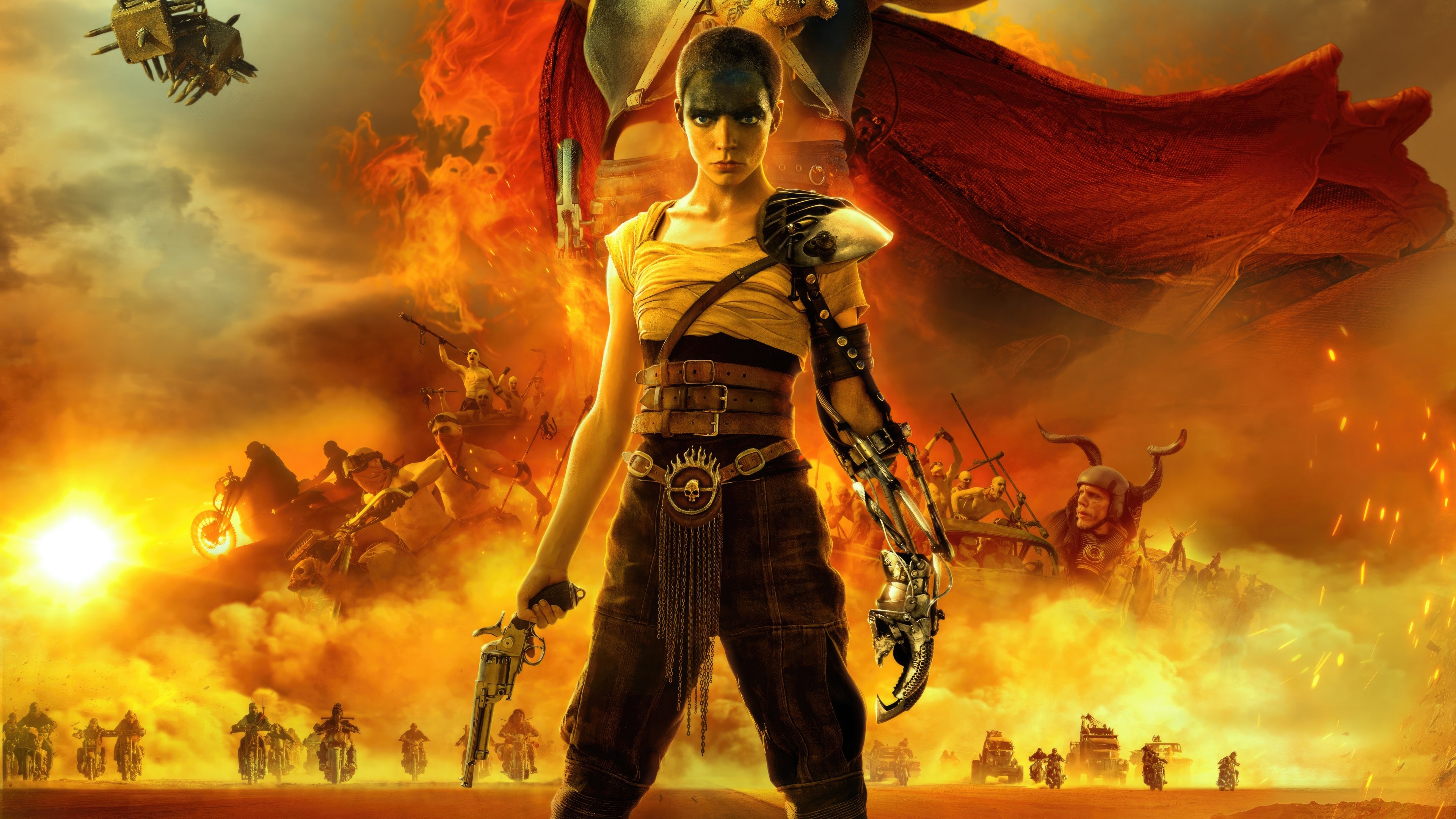 Furiosa A Mad Max Saga Movie Poster HD Wallpaper