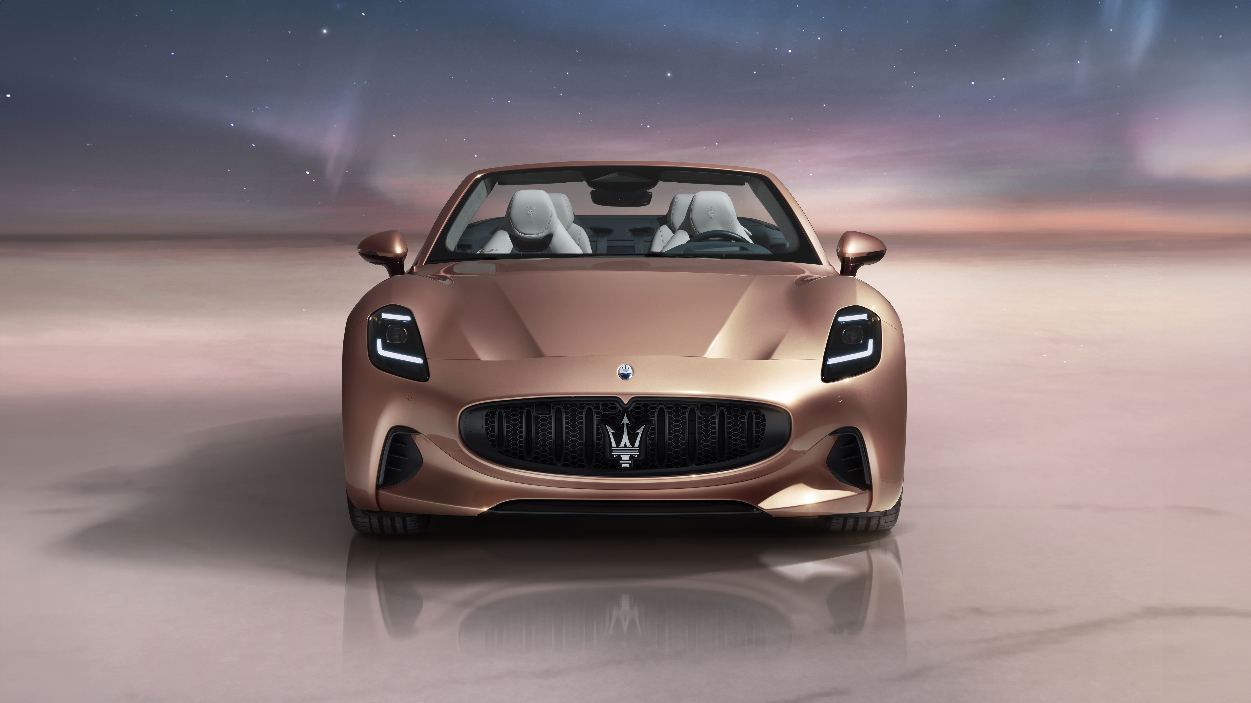 Maserati Grancabrio Folgore front view HD Wallpaper
