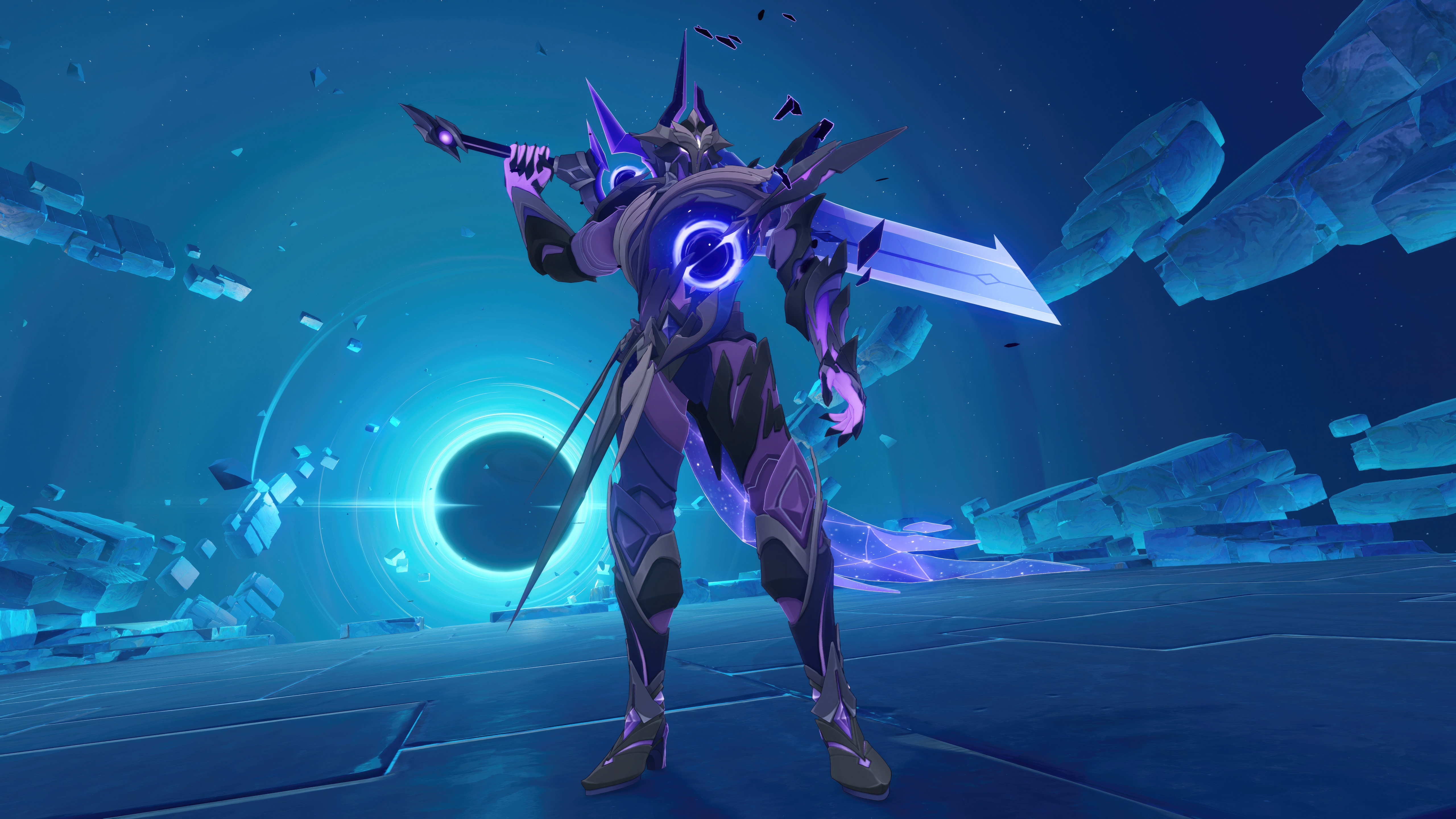 Genshin Impact Game Character with Sword HD Wallpaper
