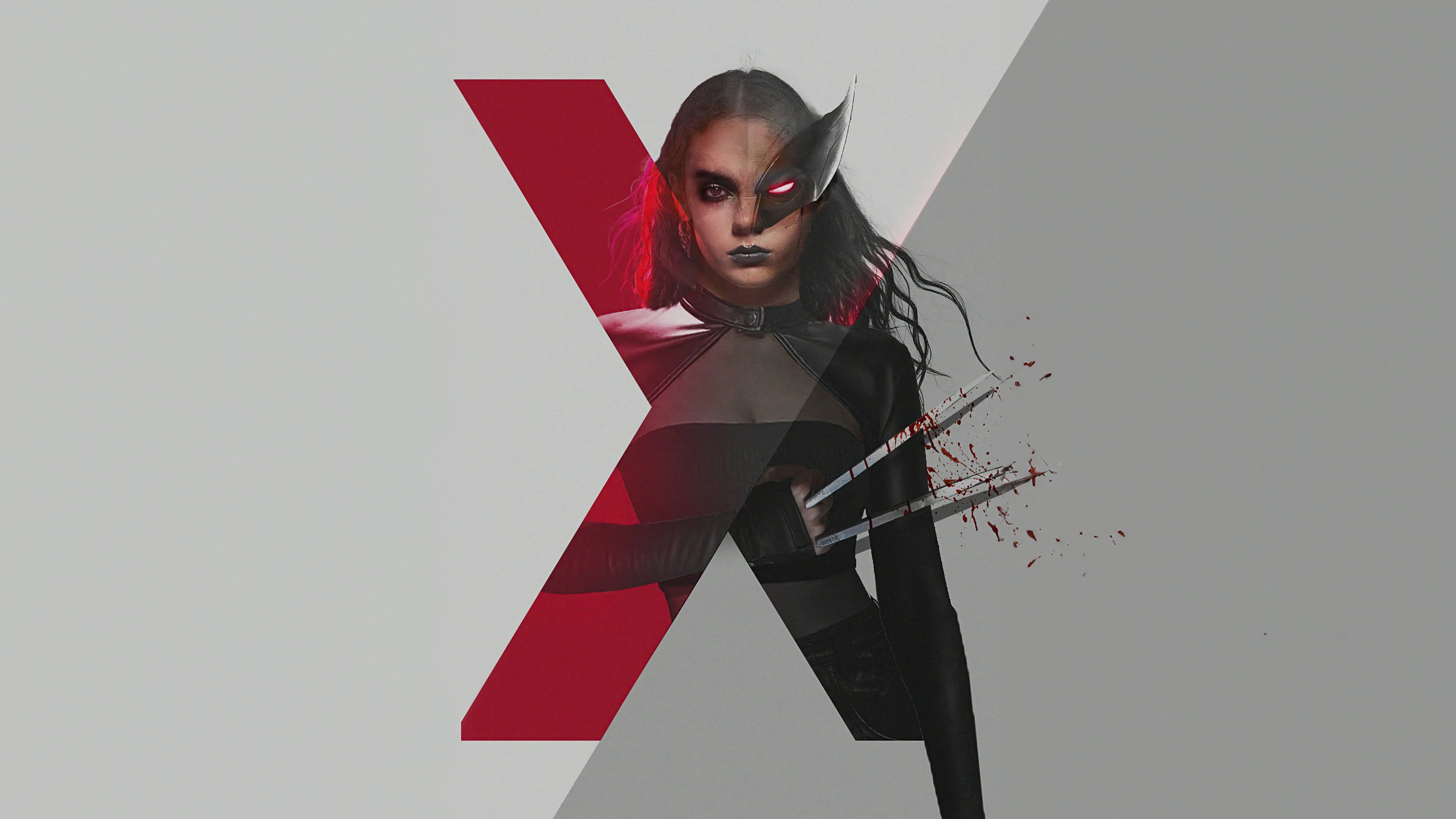 X-23 with Wolverine Claws and Mask HD Wallpaper
