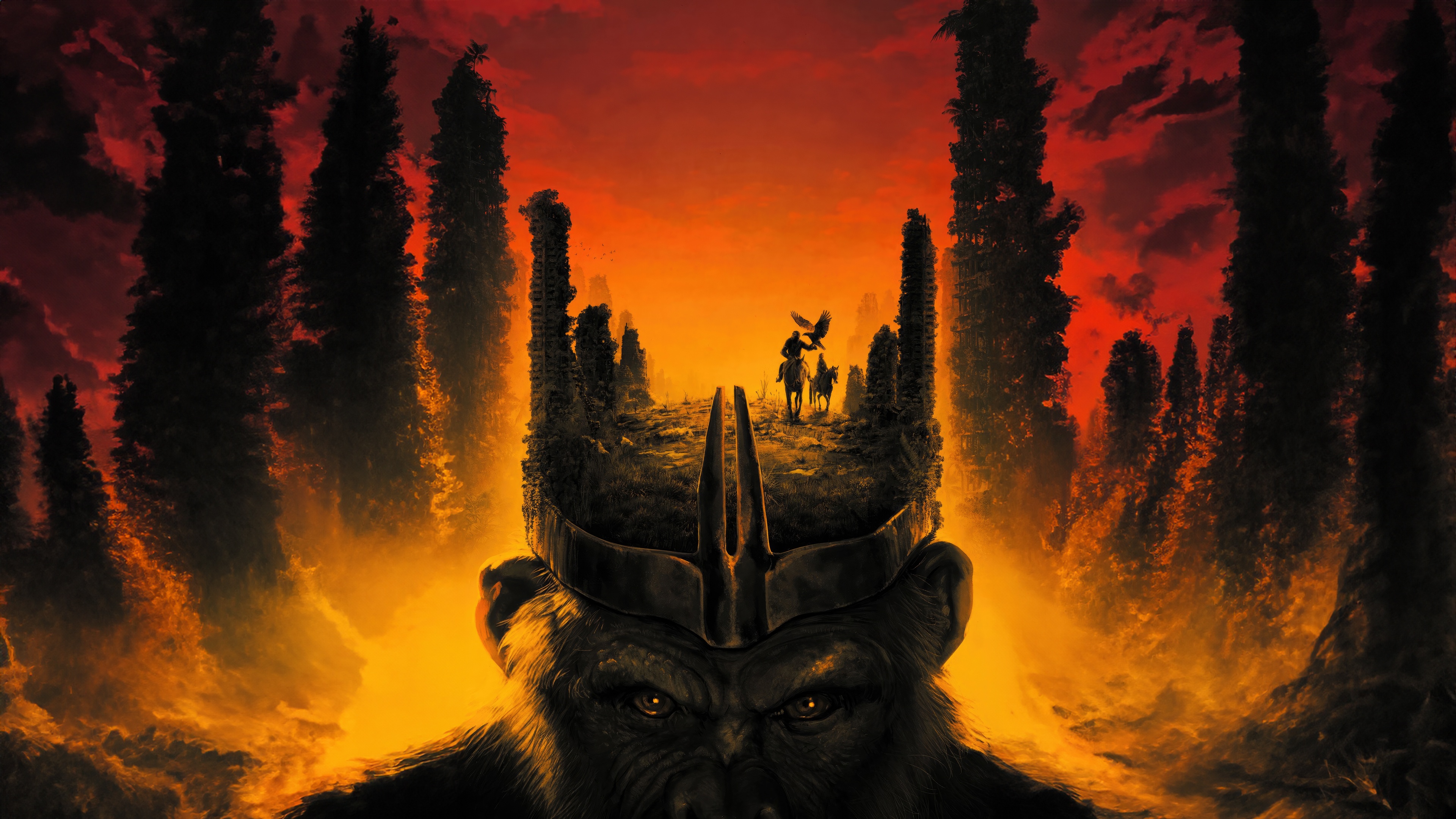 Kingdom Of The Planet Of The Apes Fan HD Wallpaper