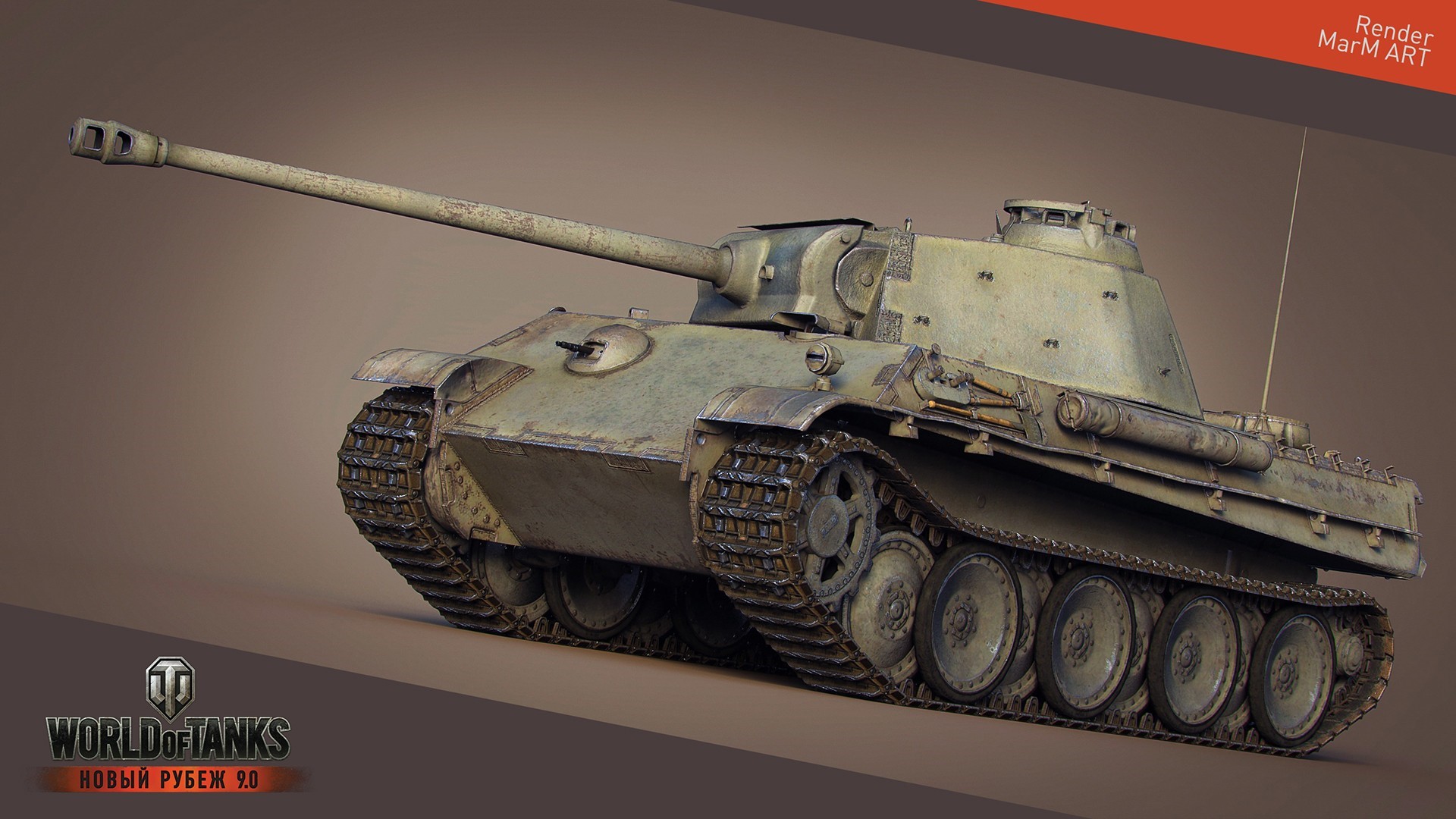 Panther tank from World of Tanks HD Wallpaper
