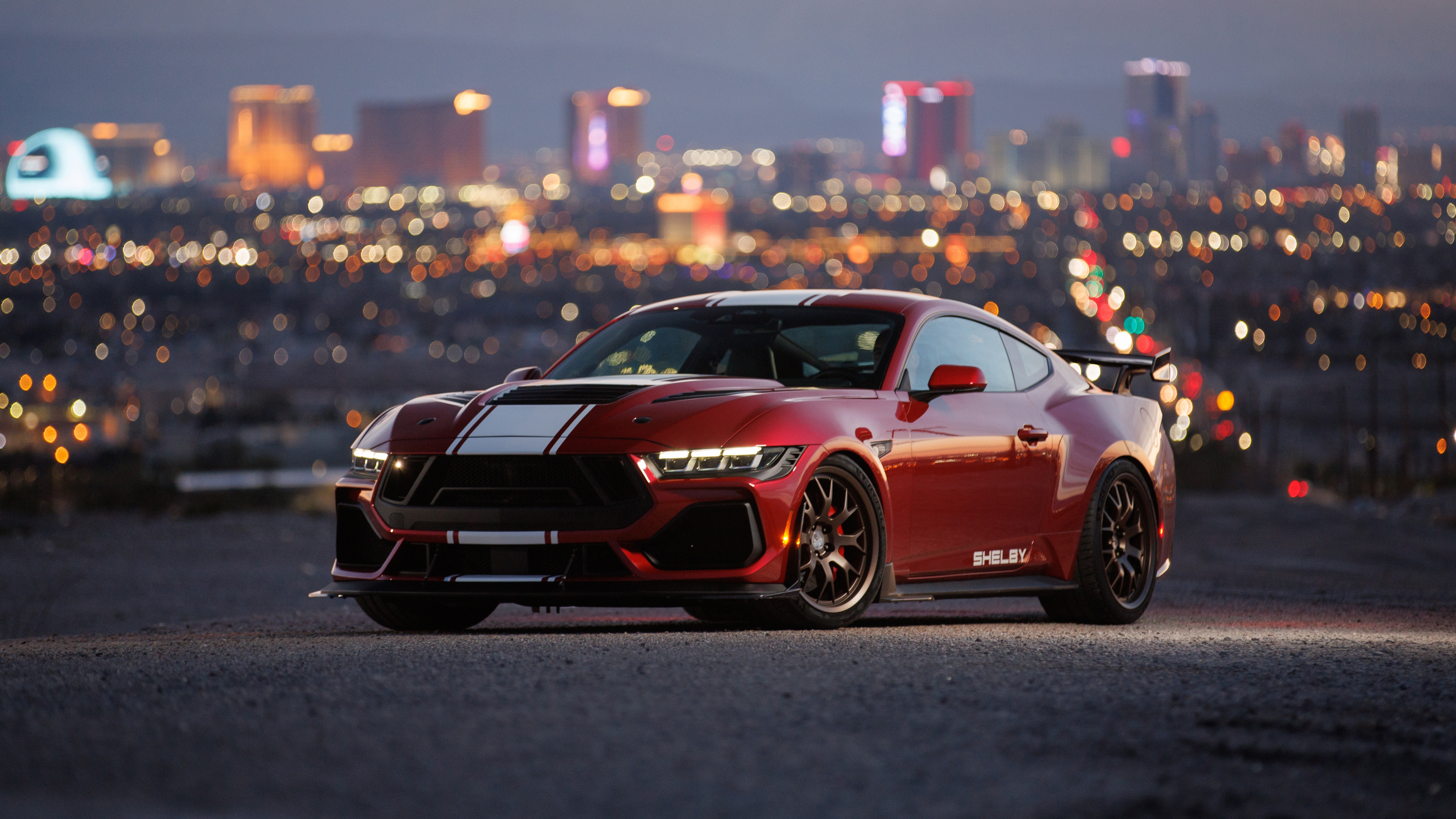 2024 Shelby Super Snake Mustang in Las Vegas HD Wallpaper
