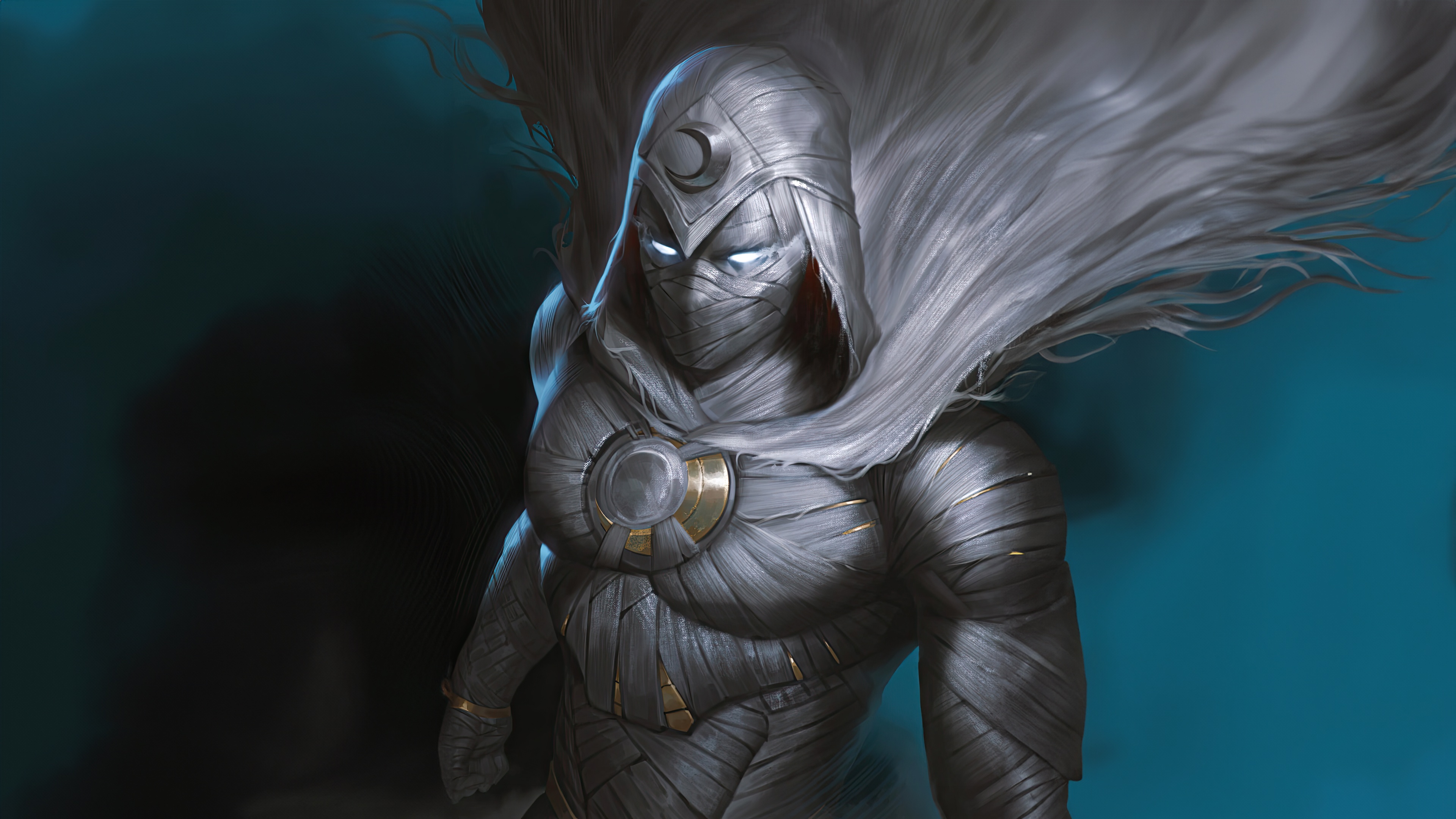 Moon Knight in his mummy-like costume HD Wallpaper