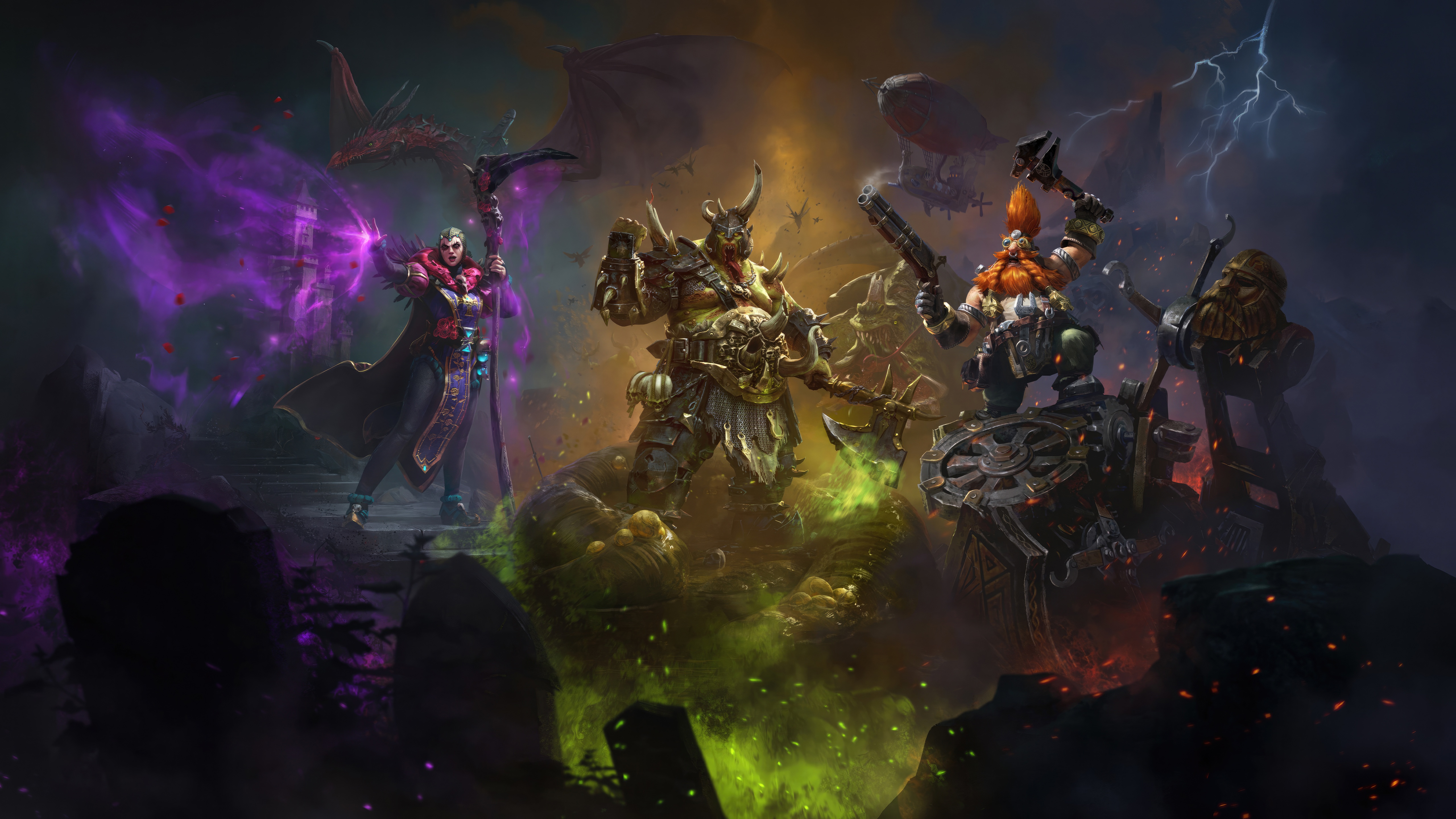 Total War Warhammer 3 Thrones Of Decay Characters HD Wallpaper