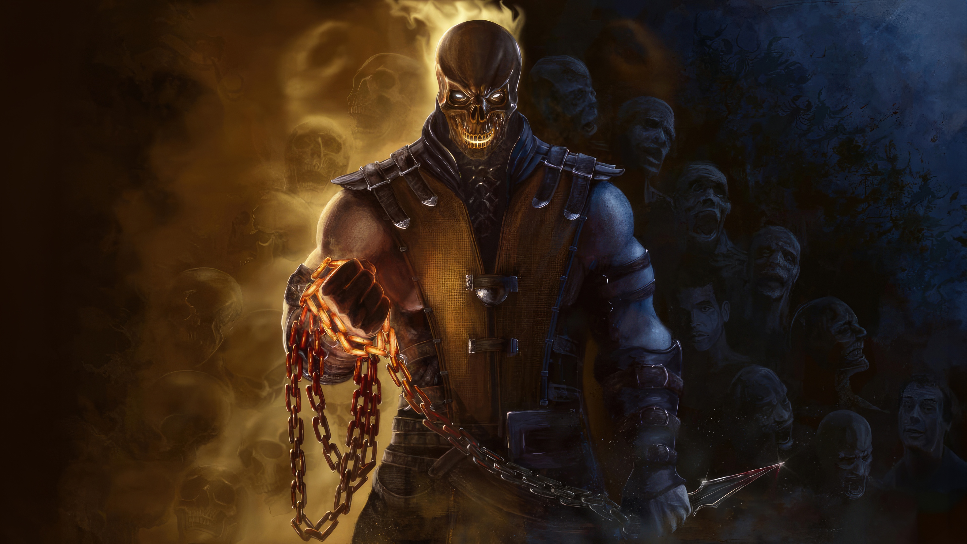 Mortal Kombat Scorpion Inferno The Fury Of The HD Wallpaper