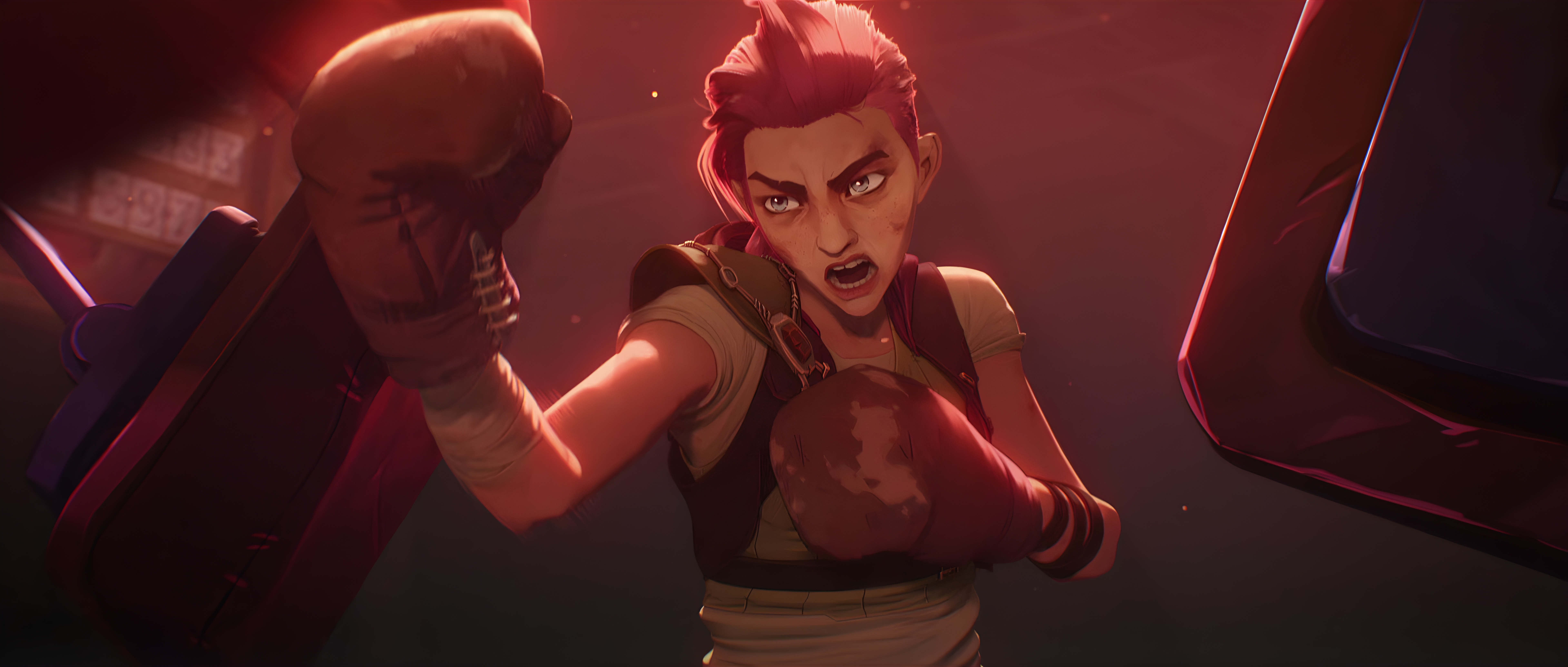 Vi from League of Legends boxing HD Wallpaper